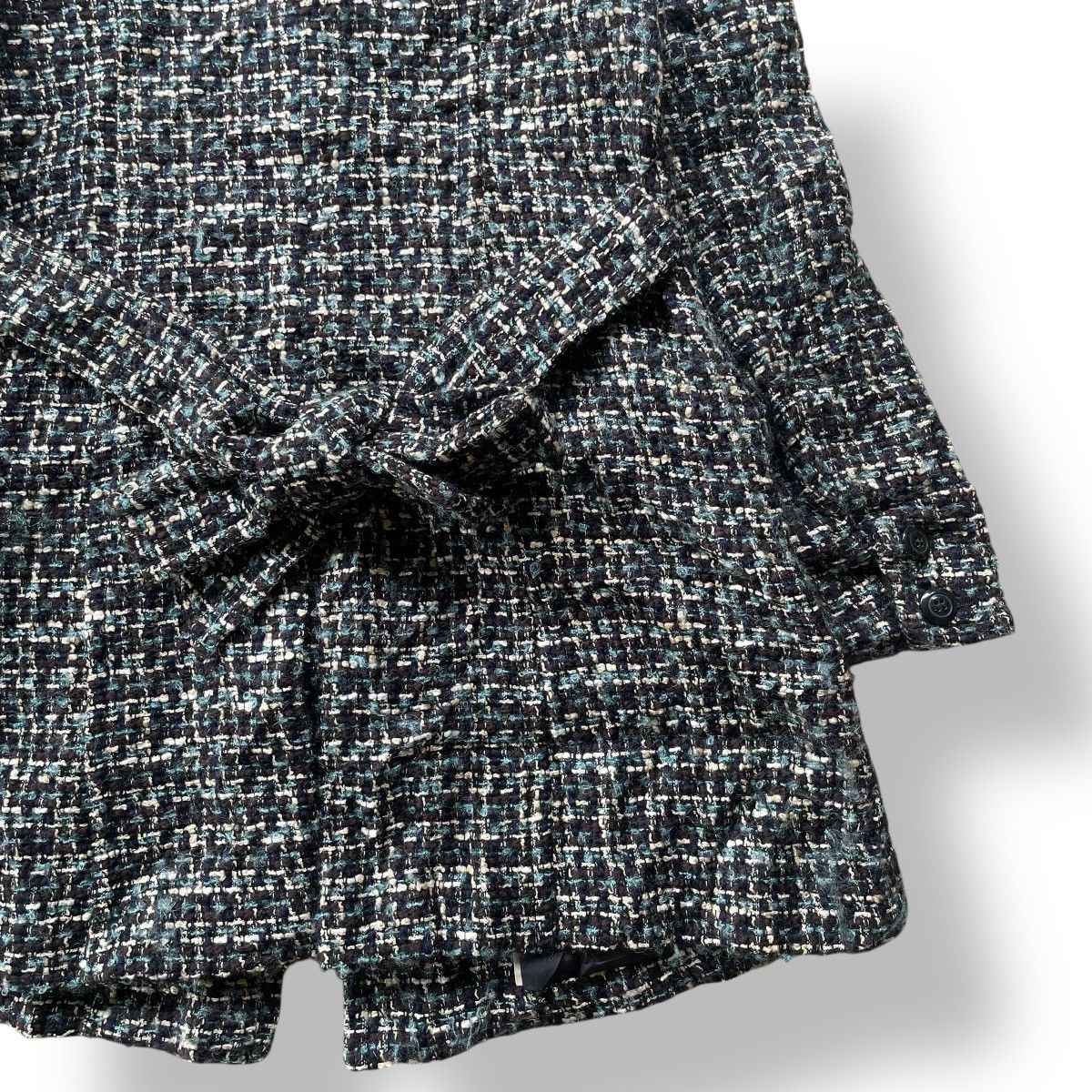 Michel Klein Michel Klein Paris Tweed Jacket Coat Winter Size S / US 4 / IT 40 - 11 Thumbnail