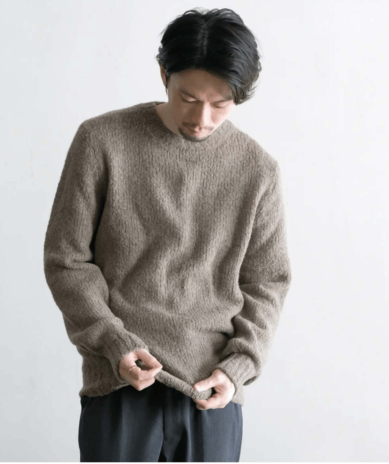 De Bonne Facture OG Pecora Nera undyed wool sweater Size US S / EU 44-46 / 1 - 10 Thumbnail
