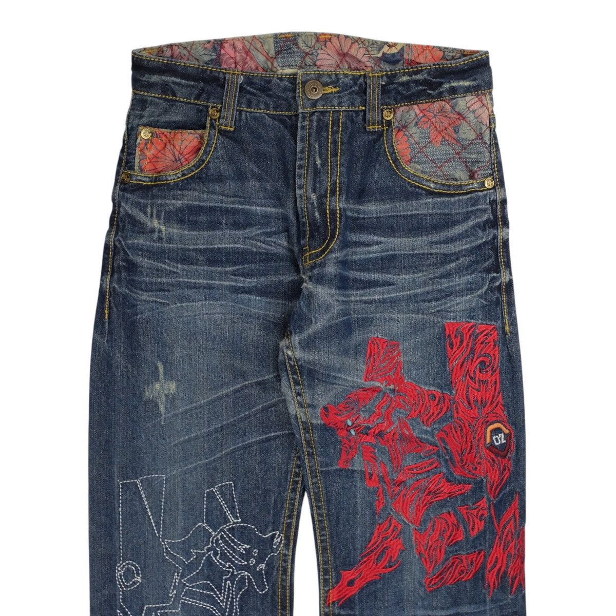 Japanese Brand Nishiki Evangelion Jeans Size US 30 / EU 46 - 3 Thumbnail