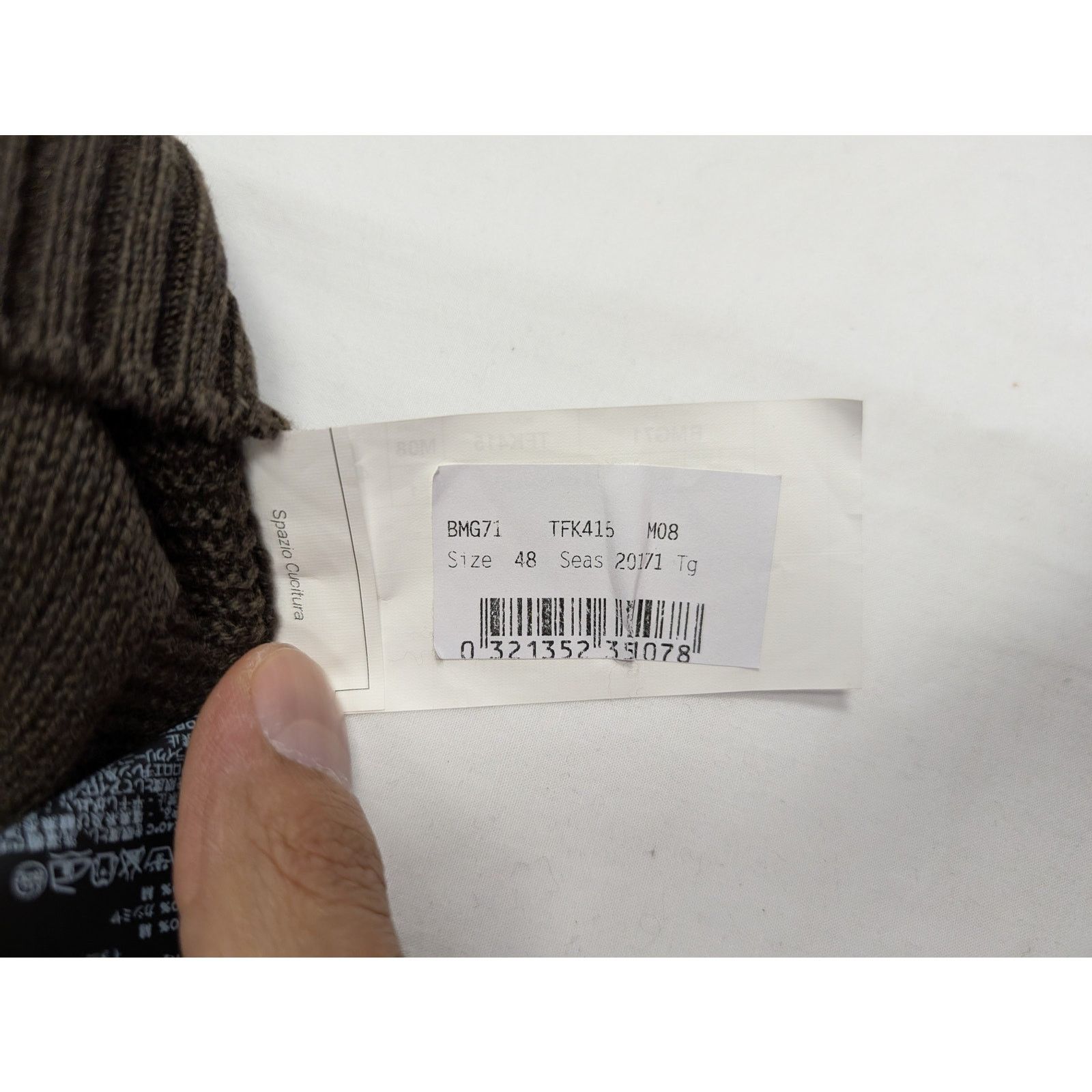 Tom Ford o1rshd1 CC20 Henley Knitwear Sweatshirt in Brown Size US M / EU 48-50 / 2 - 13 Thumbnail