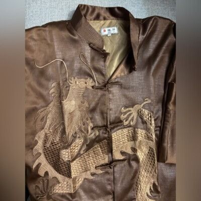 Other Ya Li XXXL Silky Jacket Blouse Kimono Long Sleeve Chinese St Size 3XL / US 20-22 - 4 Thumbnail