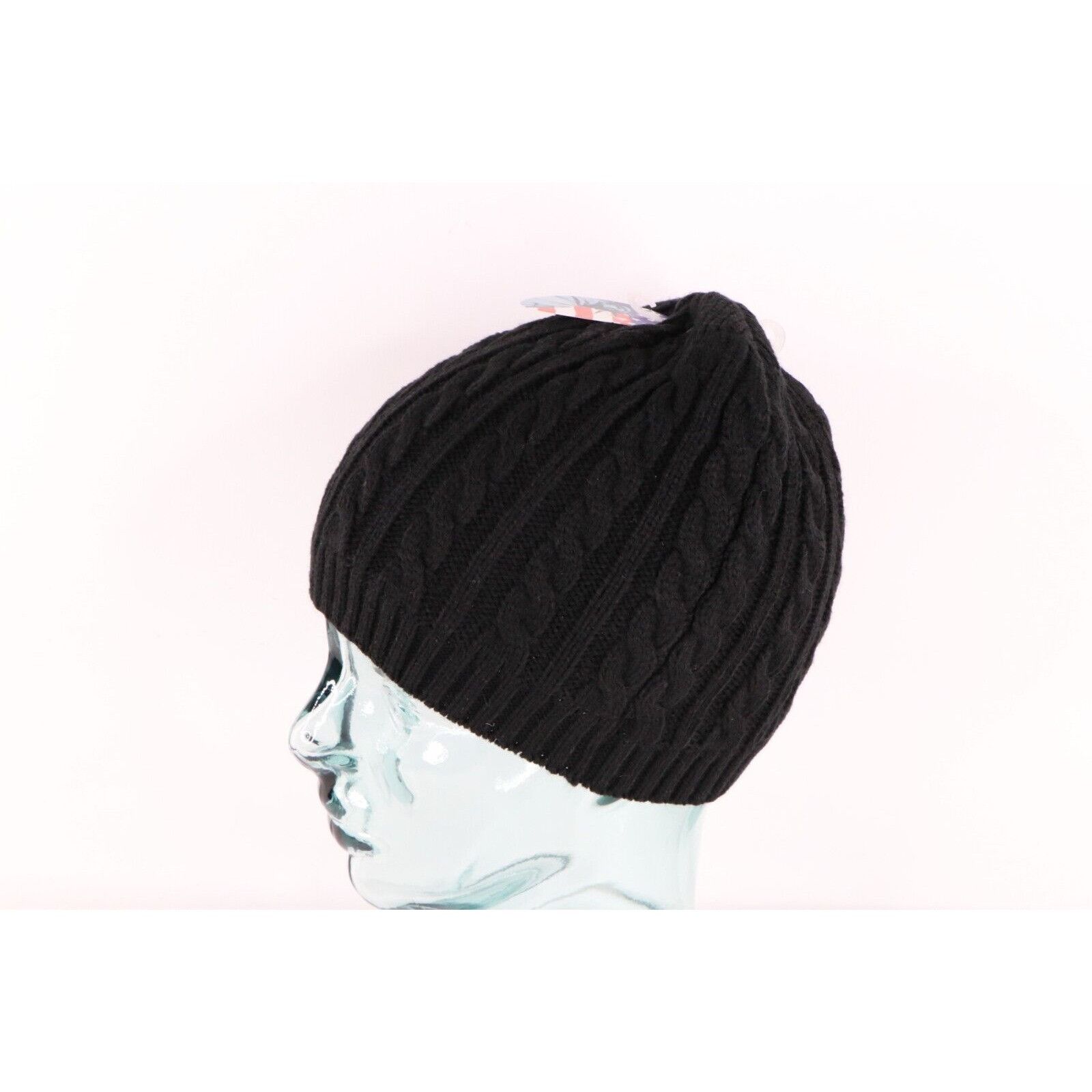 Vintage NOS Vintage 90s Streetwear Womens Chunky Cable Knit Beanie Size ONE SIZE - 2 Thumbnail