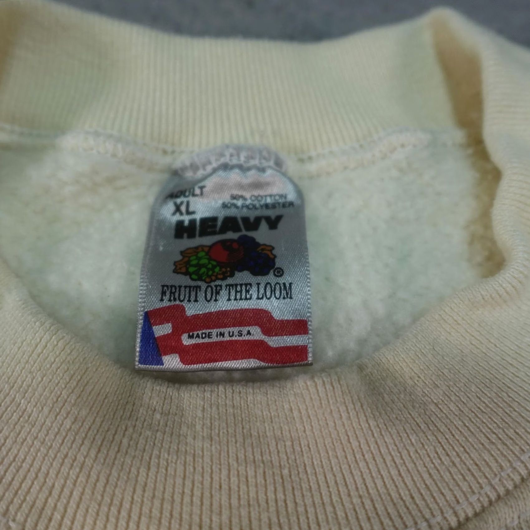 Fruit Of The Loom VINTAGE Gardening Tools Sweatshirt Mens XL White 90s AOP Graphic Garden Made USA Size US XL / EU 56 / 4 - 3 Thumbnail