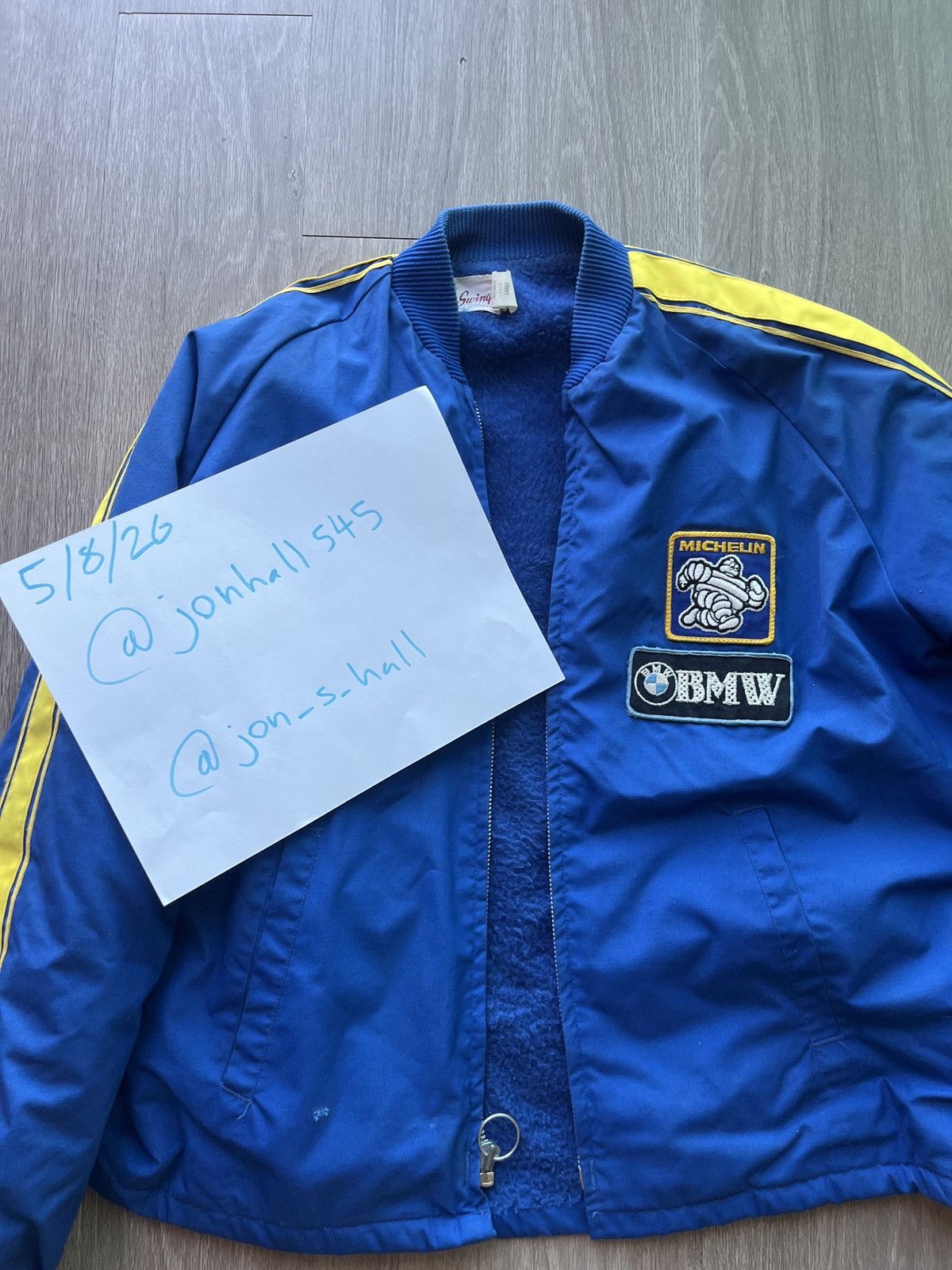 Swingster Original BMW / MICHELIN racing jacket Size US L / EU 52-54 / 3 - 1 Thumbnail