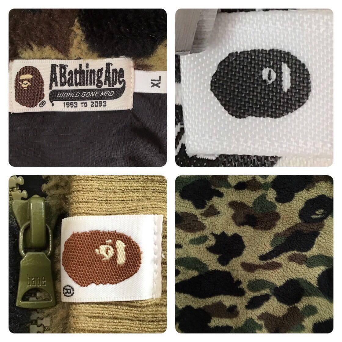 Bape BAPE Boar Shark full zip hoodie 1st camo green a bathing ape Size US XL / EU 56 / 4 - 9 Thumbnail
