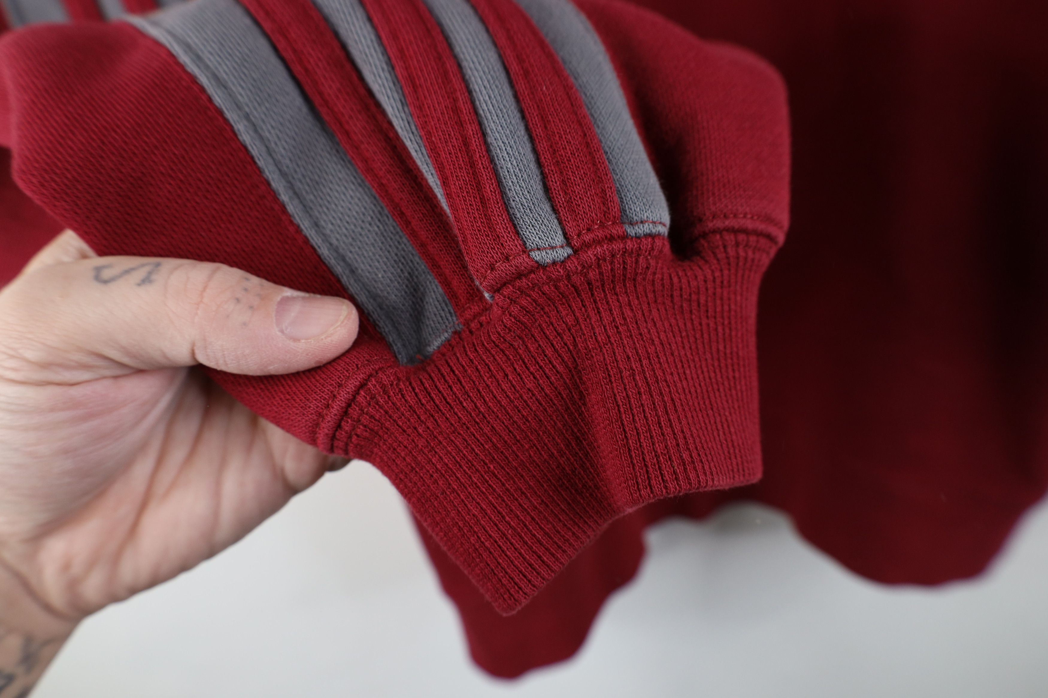 Adidas Vintage 90s Y2K Adidas Spell Out Crewneck Sweatshirt Red Size US M / EU 48-50 / 2 - 9 Thumbnail