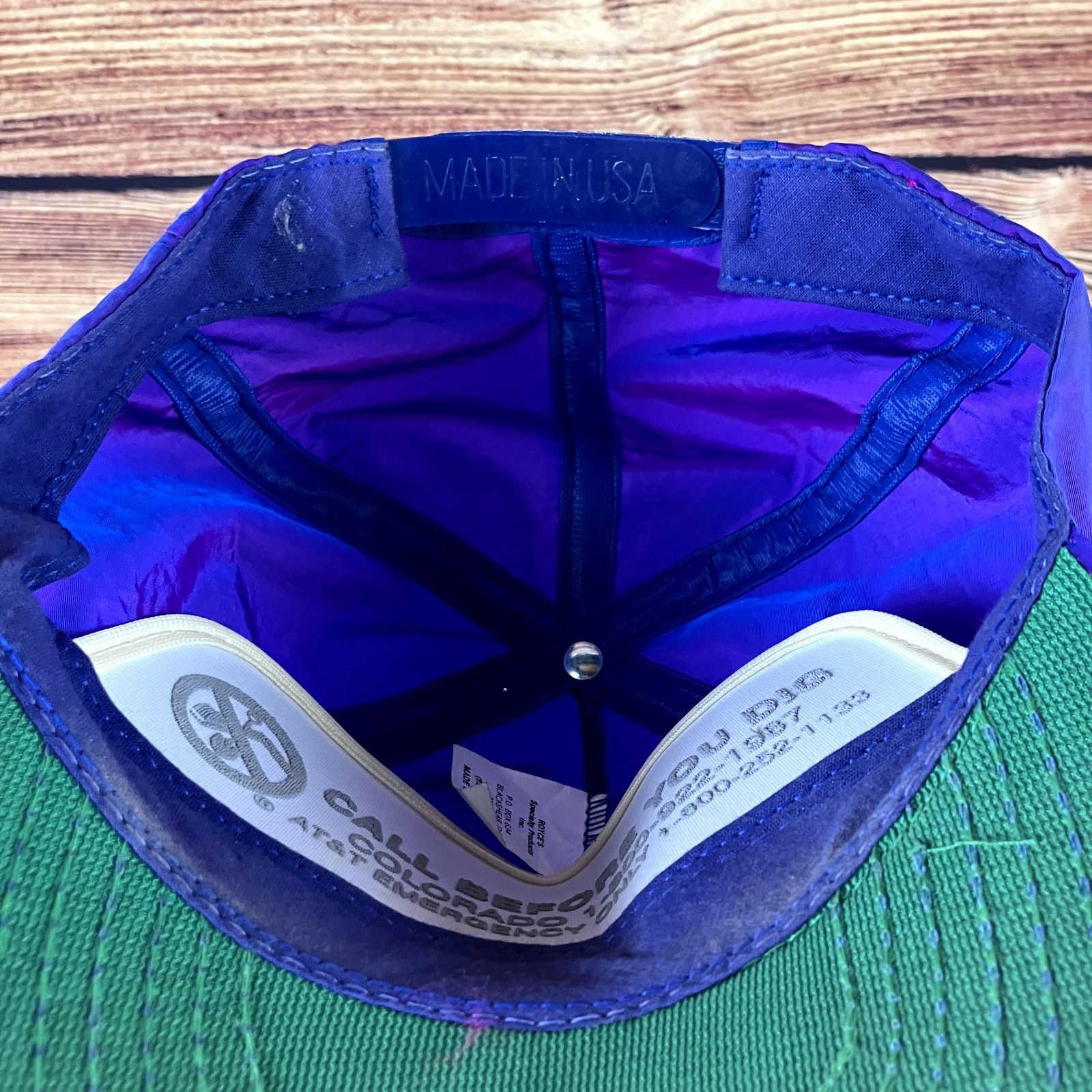 Vintage Vintage 1990s AT&T Thermonuclear Nylon Snapback Hat Size ONE SIZE - 4 Thumbnail