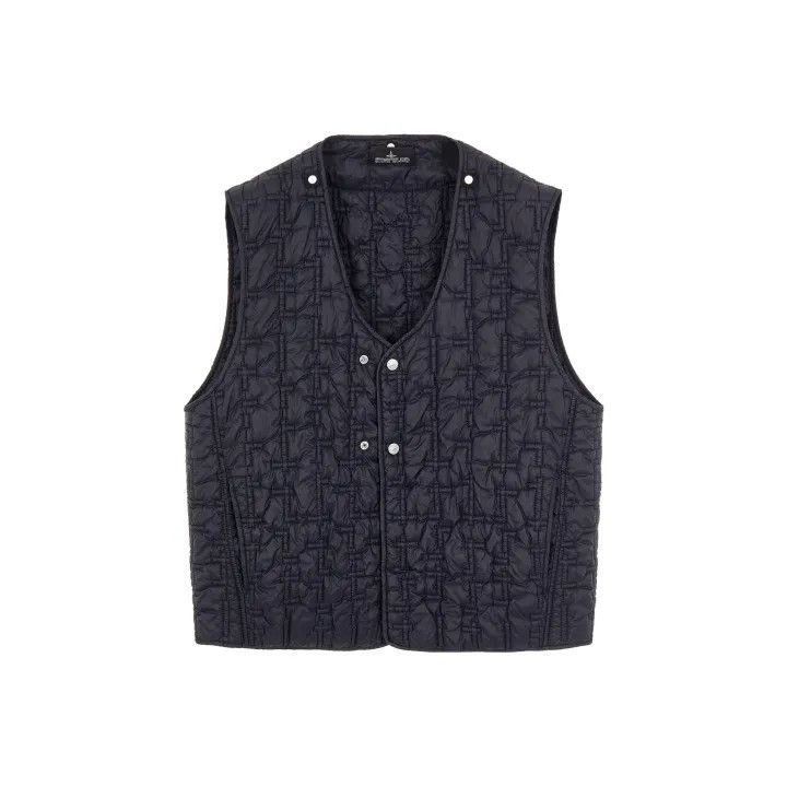 Stone Island Stone Island Black Quilted Vest for Men Size US L / EU 52-54 / 3 - 1 Thumbnail