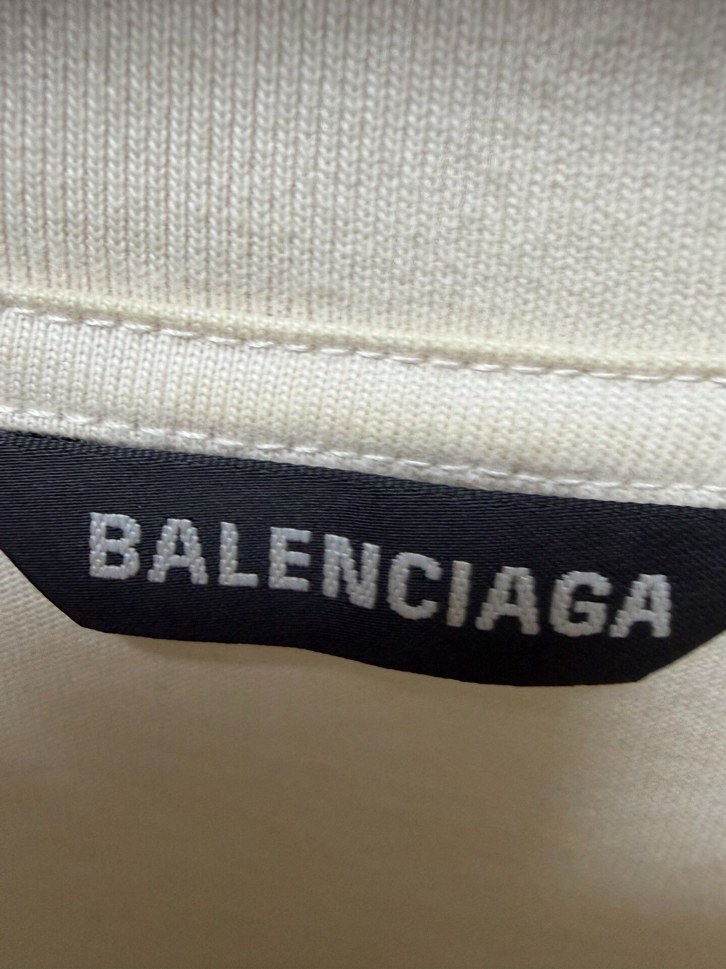Balenciaga balenciaga short sleeve t-shirt in gray white Size US S / EU 44-46 / 1 - 3 Thumbnail