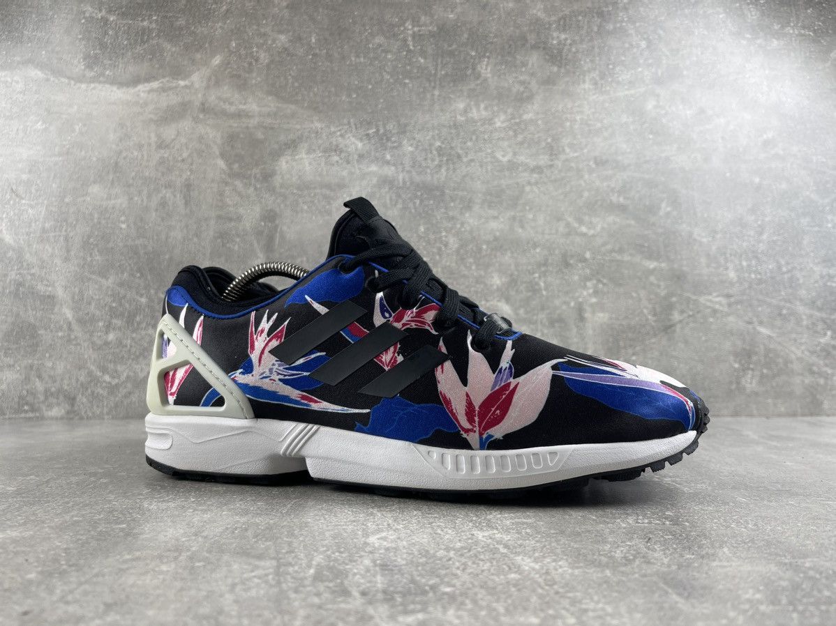 Adidas Adidas Originals ZX Flux Bird of Paradise Floral Sneakers | Grailed