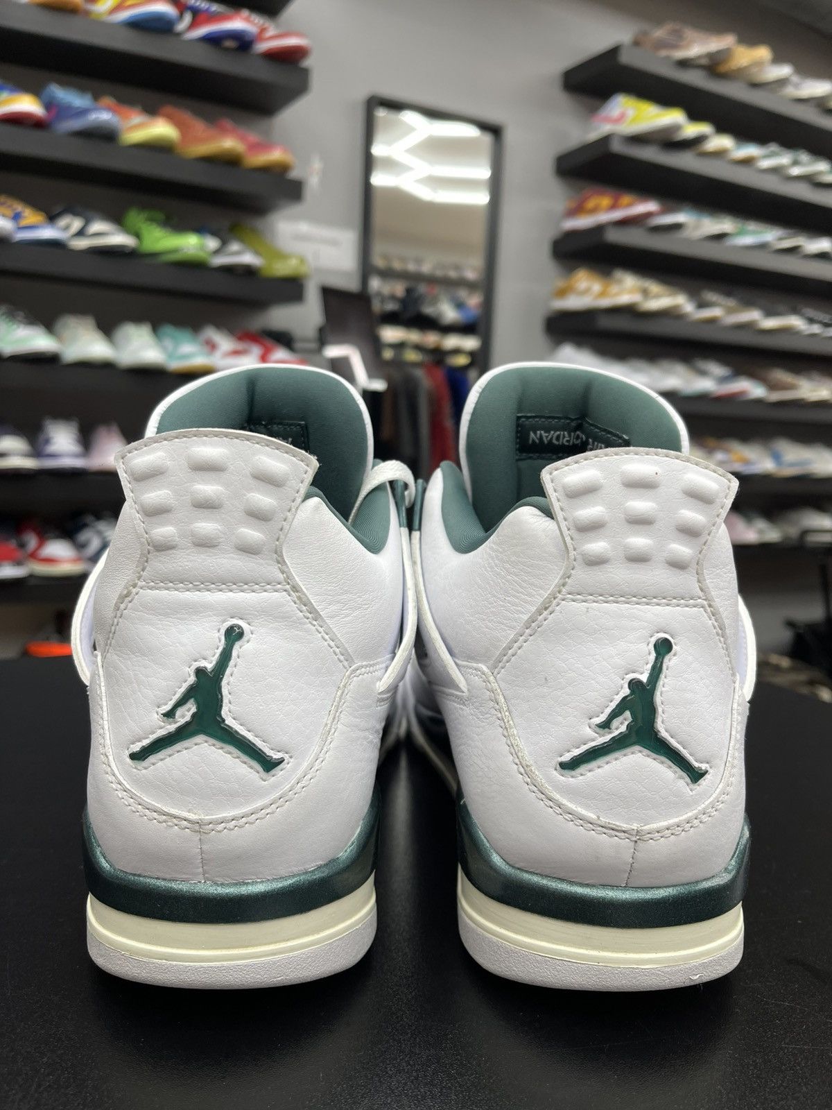 Nike Size 11.5 - Nike Air Jordan 4 Retro Oxidized Green White Size US 11.5 / EU 44-45 - 4 Thumbnail