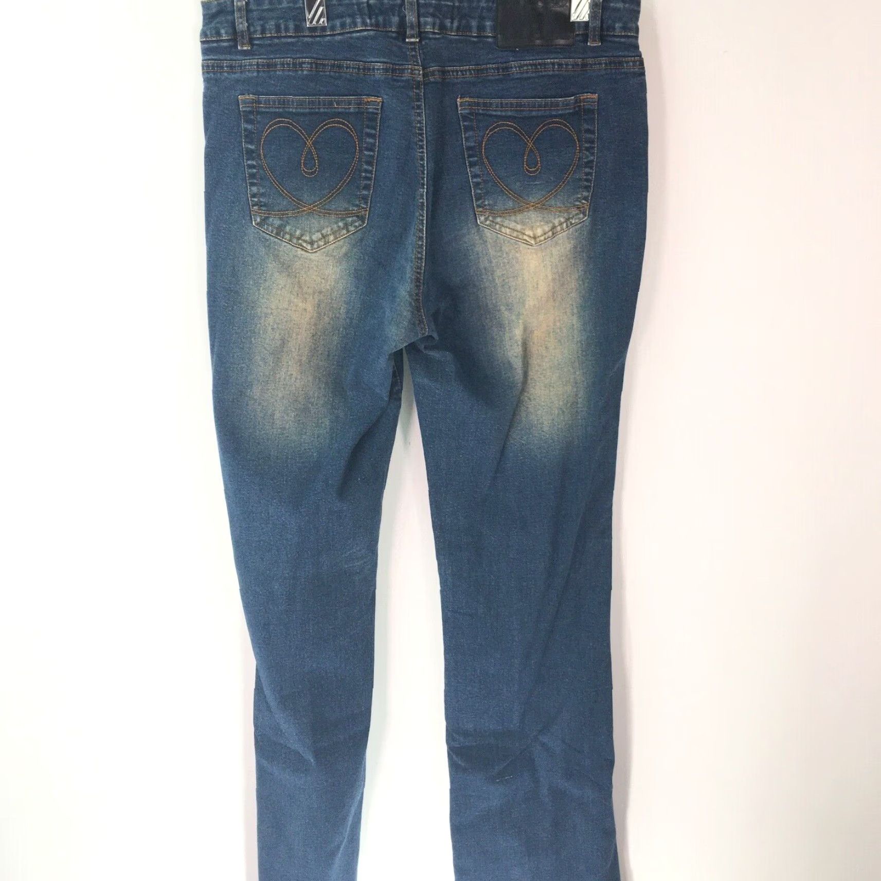 Joe Boxer VINTAGE Joe Boxer Women's Casual Straight Leg Jeans Size 13 Blue Denim Belt Loops 32-Inch Inseam Size 34" / US 12 / IT 48 - 2 Thumbnail