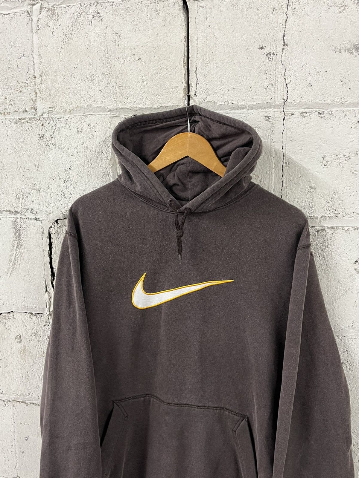 Nike Nike big swoosh center swoosh y2k mocha brown rare hype Size US XXL / EU 58 / 5 - 5 Thumbnail