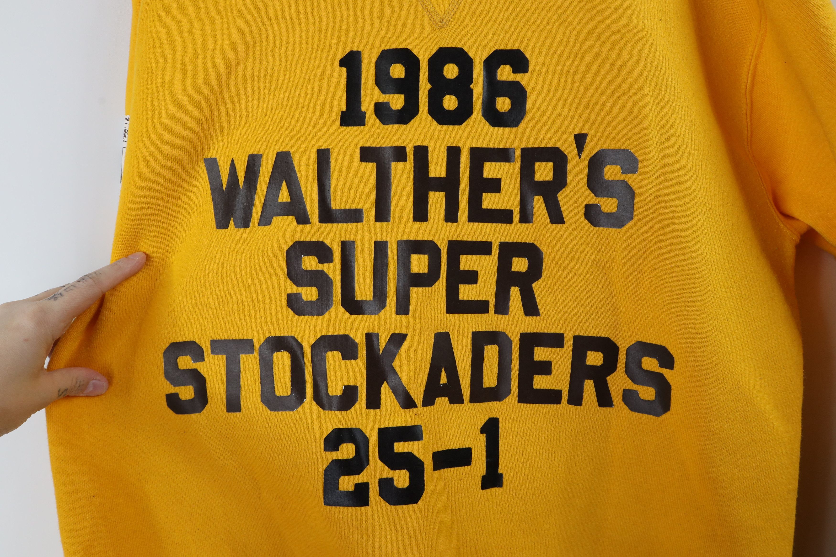 Russell Athletic × Vintage Vintage 80s Russell Athletic Stockaders Football Sweatshirt Size US M / EU 48-50 / 2 - 6 Thumbnail