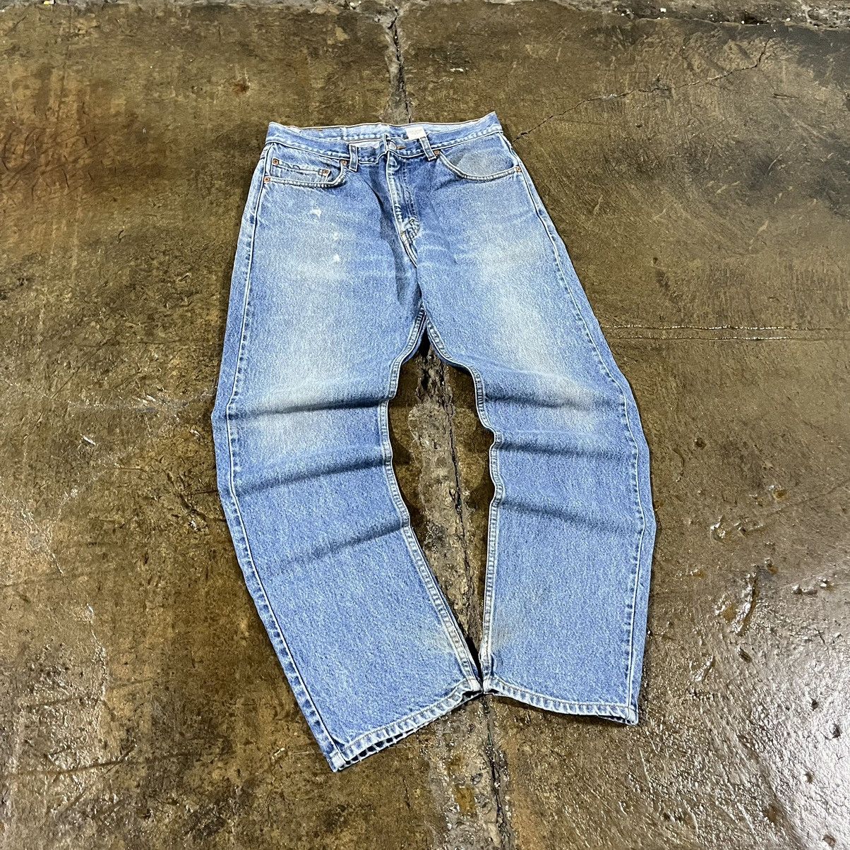Levi's × Vintage Crazy Vintage 90s Levi's 505 Faded Essential Skater Jeans Size US 33 - 8 Thumbnail