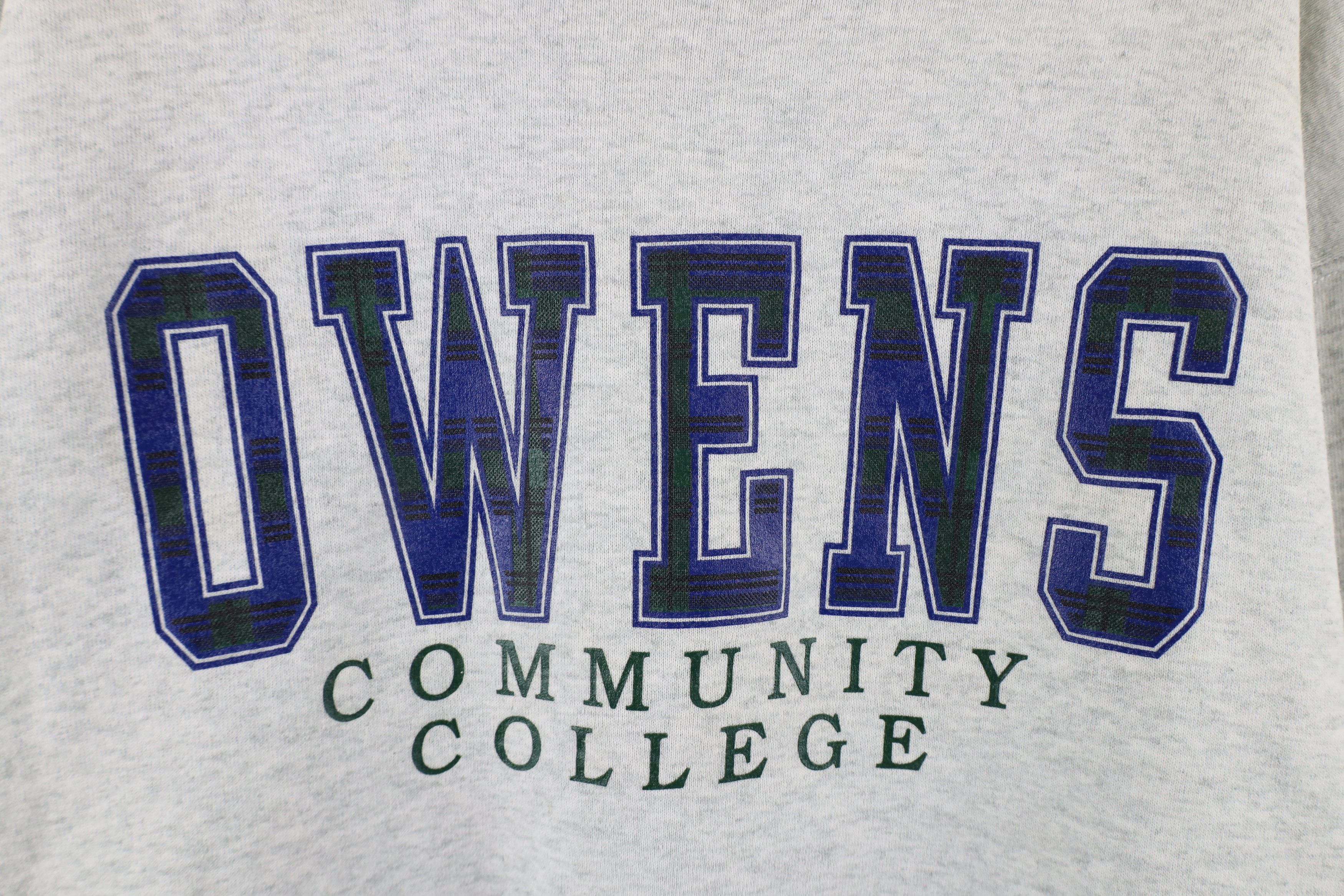 Vintage Vintage 90s Owens Community College Crewneck Sweatshirt USA Size US L / EU 52-54 / 3 - 4 Thumbnail