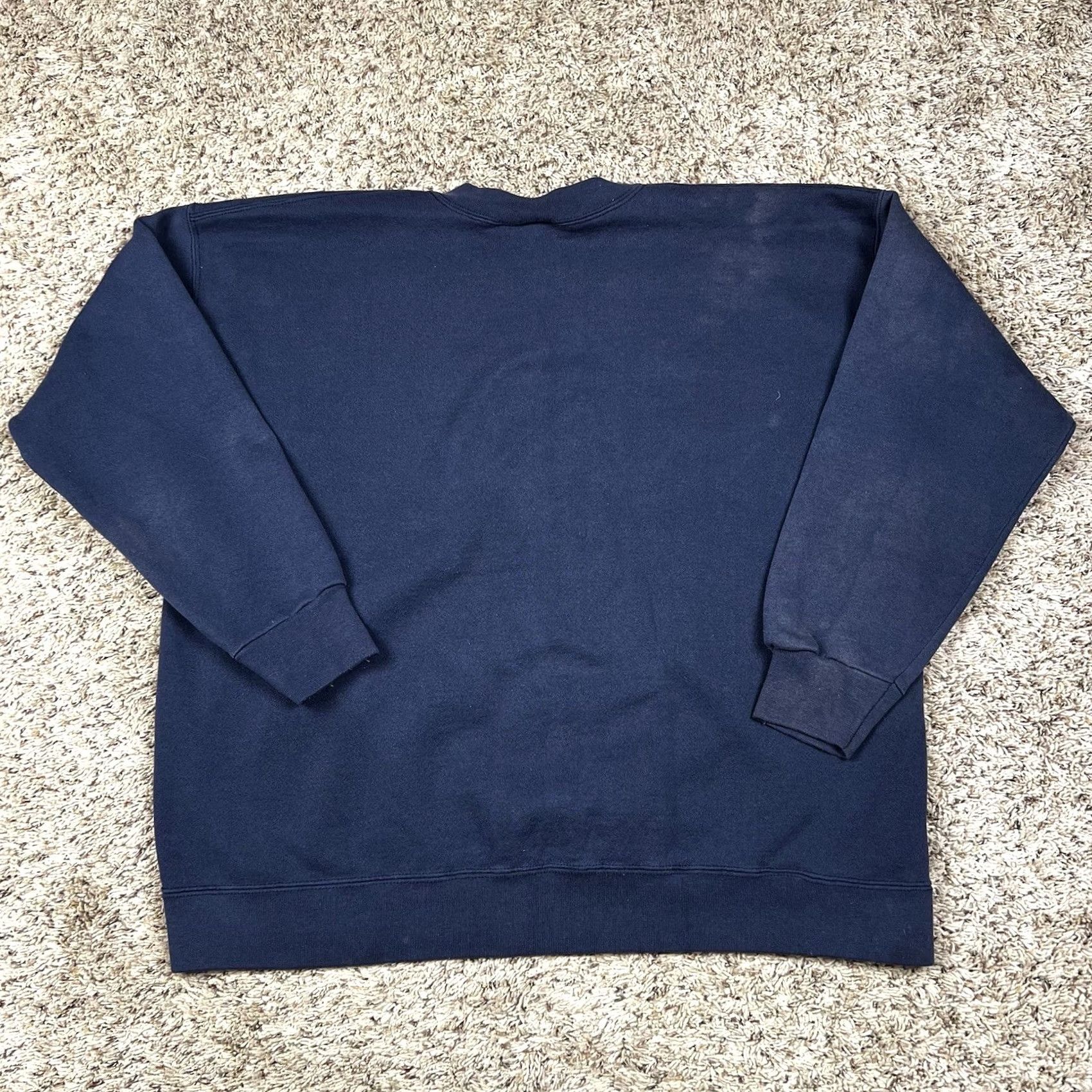 Vintage VINTAGE Pro Spirit Sweatshirt 2XL Blue Crewneck Pullover Mens 90s Made USA Blank, Grunge Lounge Wear Size US XXL / EU 58 / 5 - 3 Thumbnail