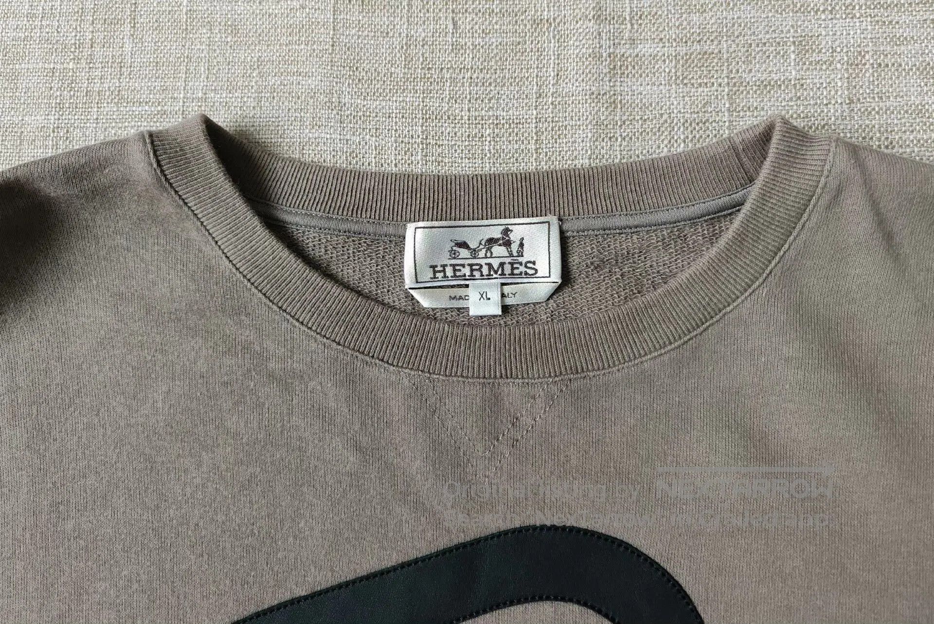 Hermes Hermes Men's Sweatshirt Pig Nose Design. Size US XL / EU 56 / 4 - 2 Thumbnail