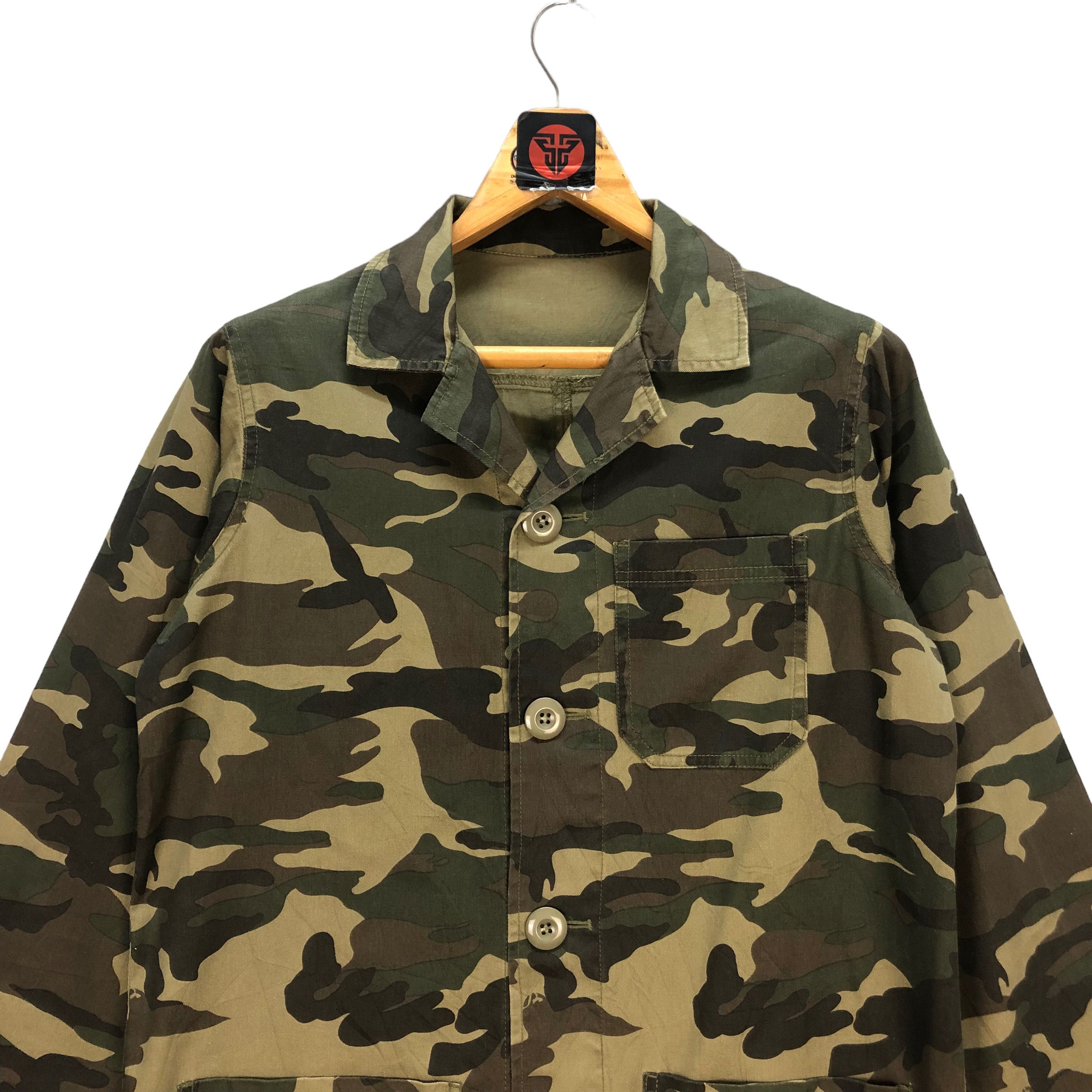 Japanese Brand GYLE CAMO OVERCOAT #7424-145 Size US M / EU 48-50 / 2 - 2 Thumbnail