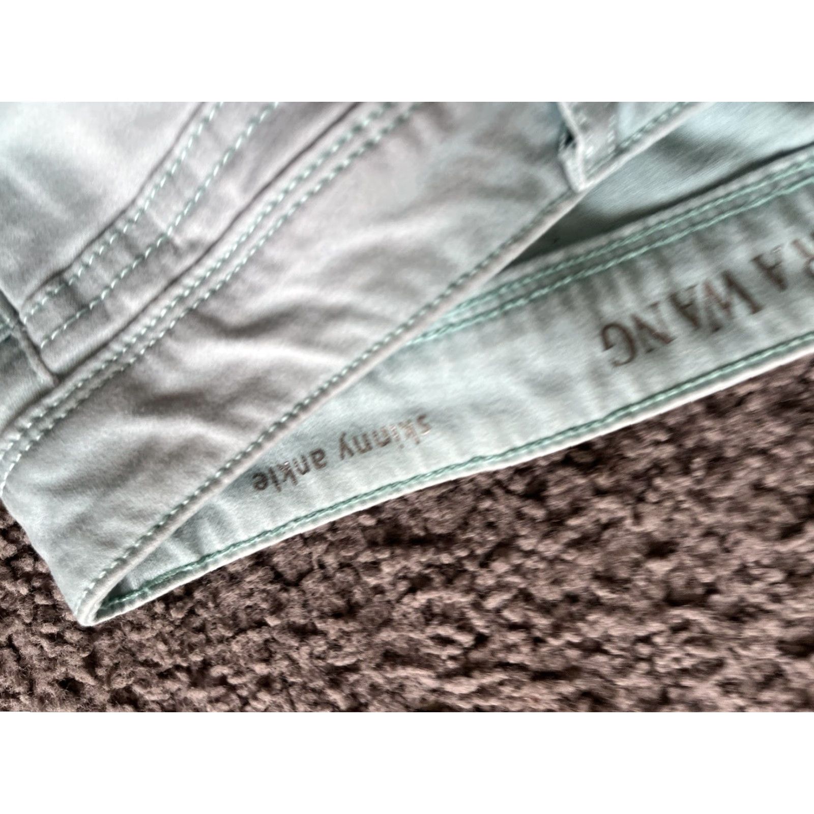 Vintage Simply Vera Vera Wang Jeans Women 8 Light Blue Cotton Skinny Ankle Jeans Womens Size 30" / US 8 / IT 44 - 6 Thumbnail