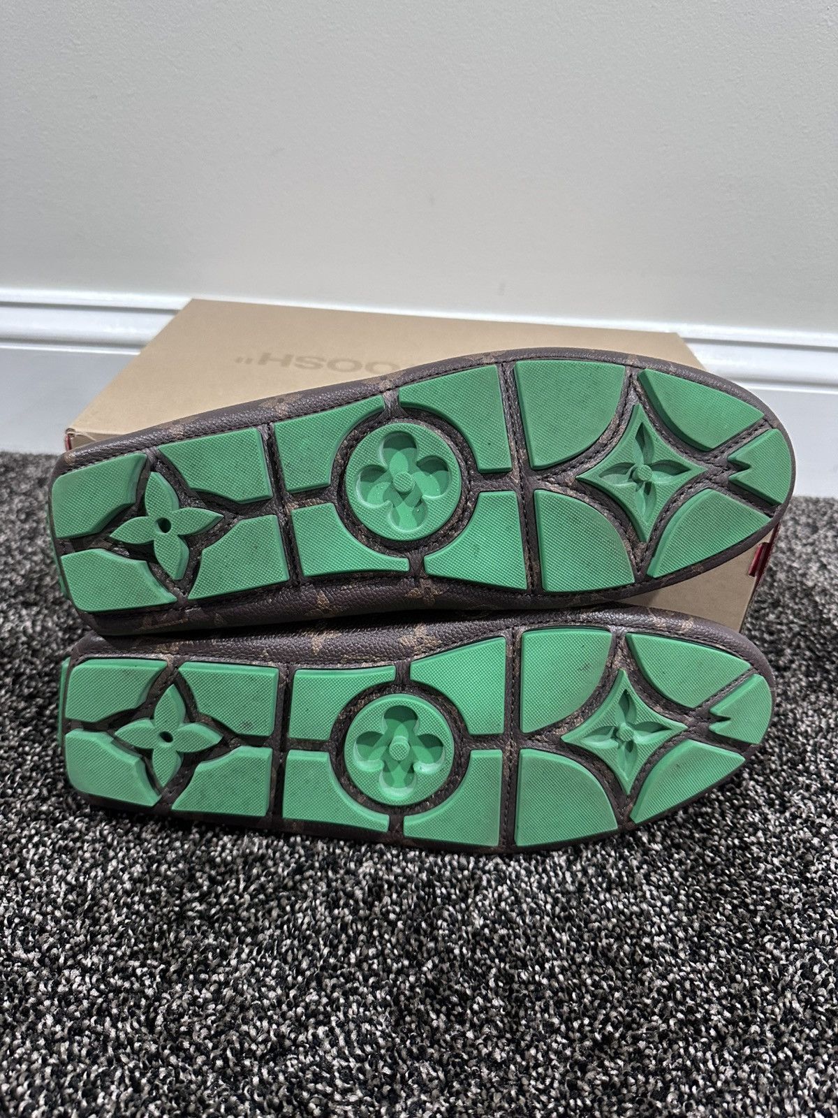 Louis Vuitton Louis Vuitton Virgil Brown Monogram Laced Driver Loafers Size US 8.5 / EU 41-42 - 9 Thumbnail