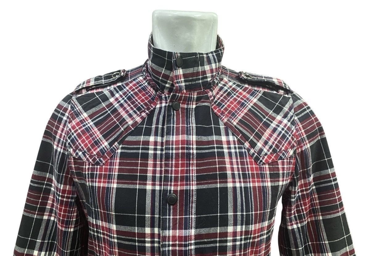 Japanese Brand KLEIN PLUS Homme Checkered Jacket Zipper Size US XXS / EU 40 - 6 Thumbnail