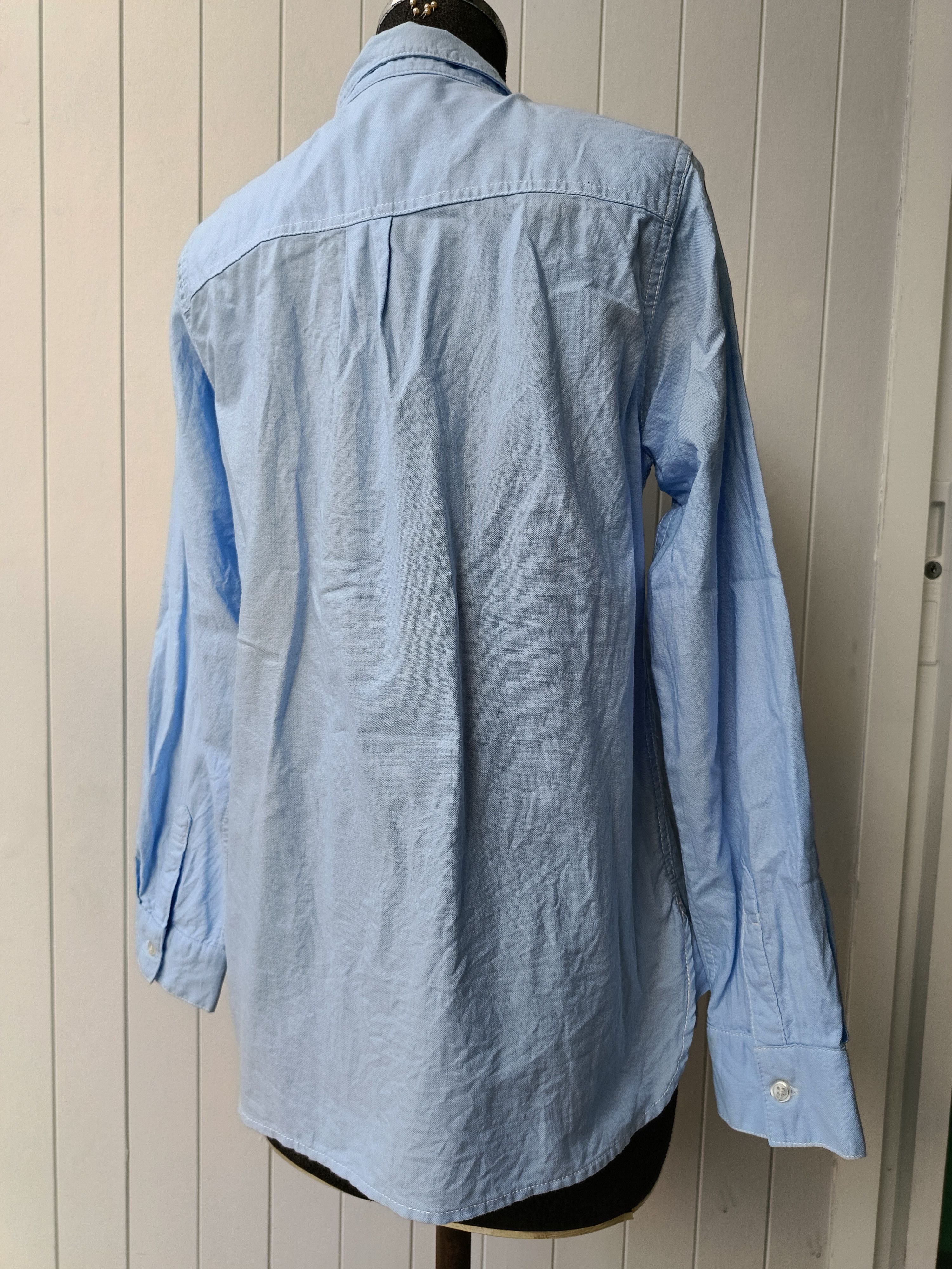Japanese Brand 7days Sevendays Sunday blue button down native pocket shirt Size US S / EU 44-46 / 1 - 12 Thumbnail