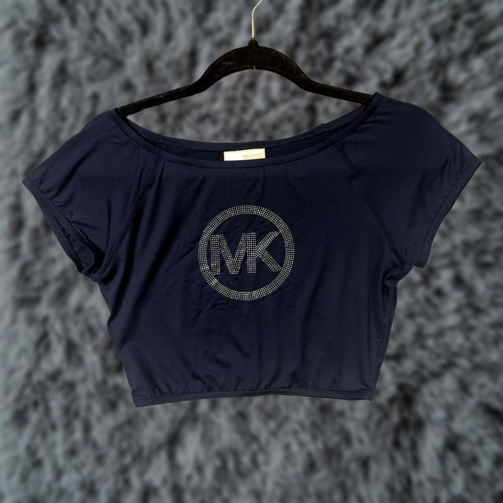 Vintage VINTAGE Michael Kors Rash Guard Cover Up S Studded Coastal Girl Festival Chic Surfwear Size ONE SIZE - 1 Thumbnail