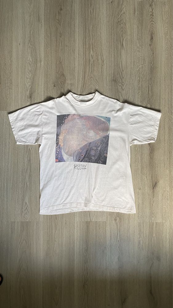 Vintage Vintage Gustav Klimt Danae 1991 art erotic t-shirt Size US XL / EU 56 / 4 - 2 Thumbnail