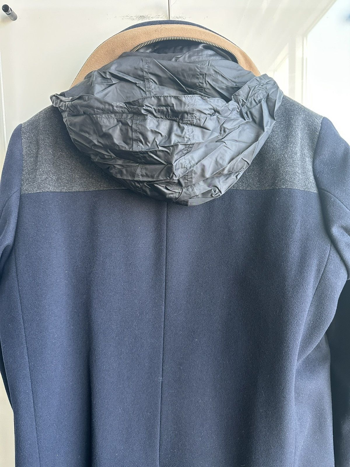 Paul Smith Navy Peacoat w/ Built-in Hood NWT Size US L / EU 52-54 / 3 - 7 Thumbnail