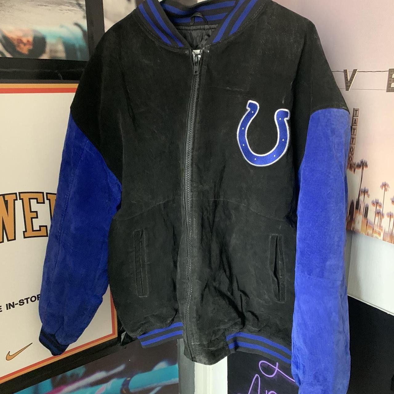 NFL Vintage Indianapolis colts jacket Size US XL / EU 56 / 4 - 1 Thumbnail