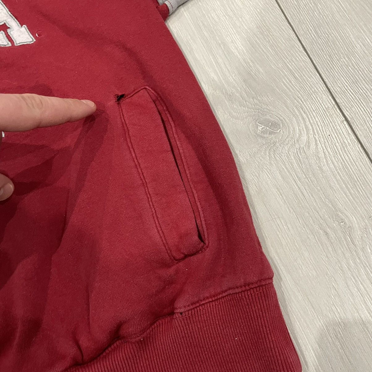NCAA × Nike × Vintage Vintage 1990s Nike Embroidered University Of Alabama Hoodie Size US S / EU 44-46 / 1 - 5 Thumbnail