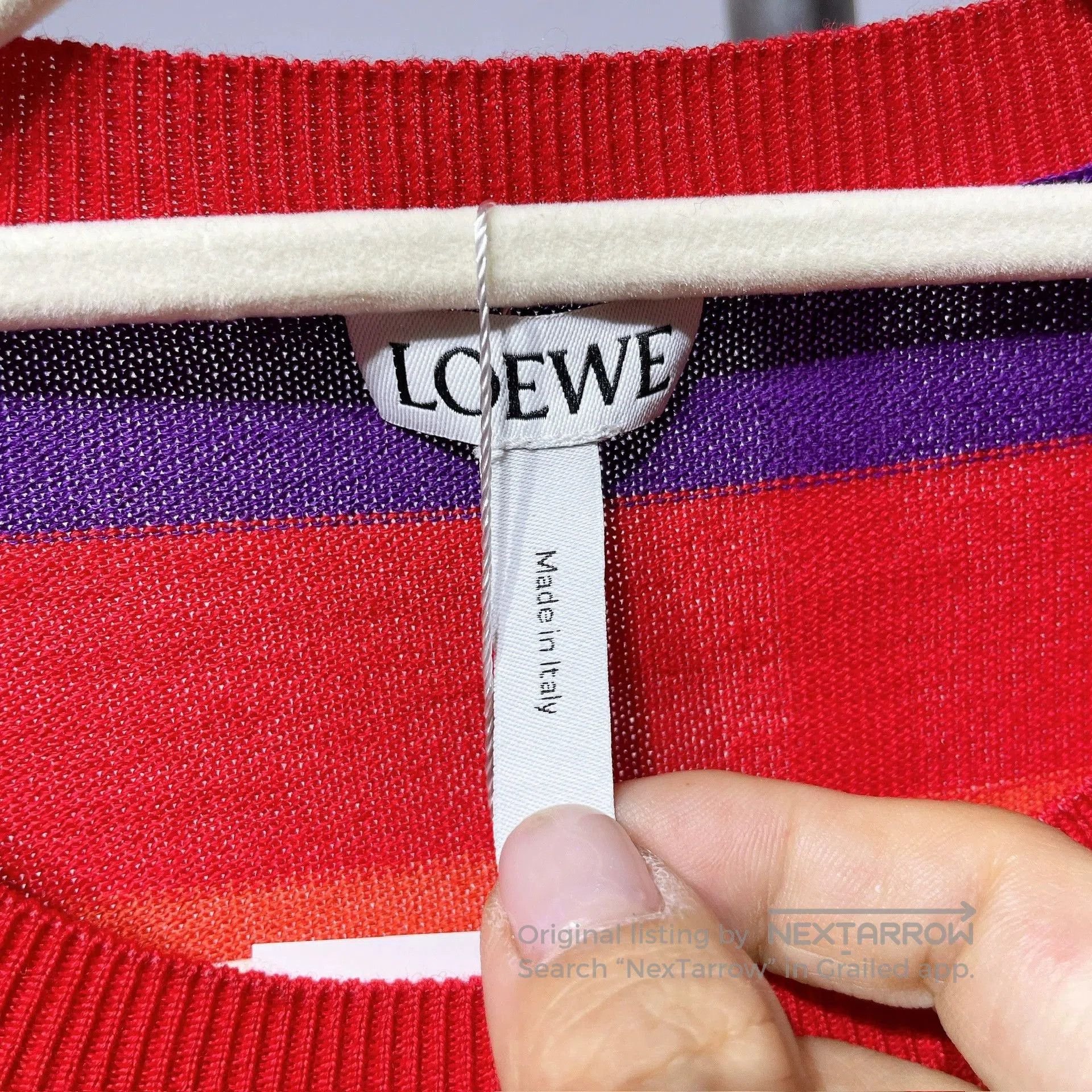 Loewe LOEWE Rainbow Dog Knit Top S. Size US S / EU 44-46 / 1 - 7 Thumbnail