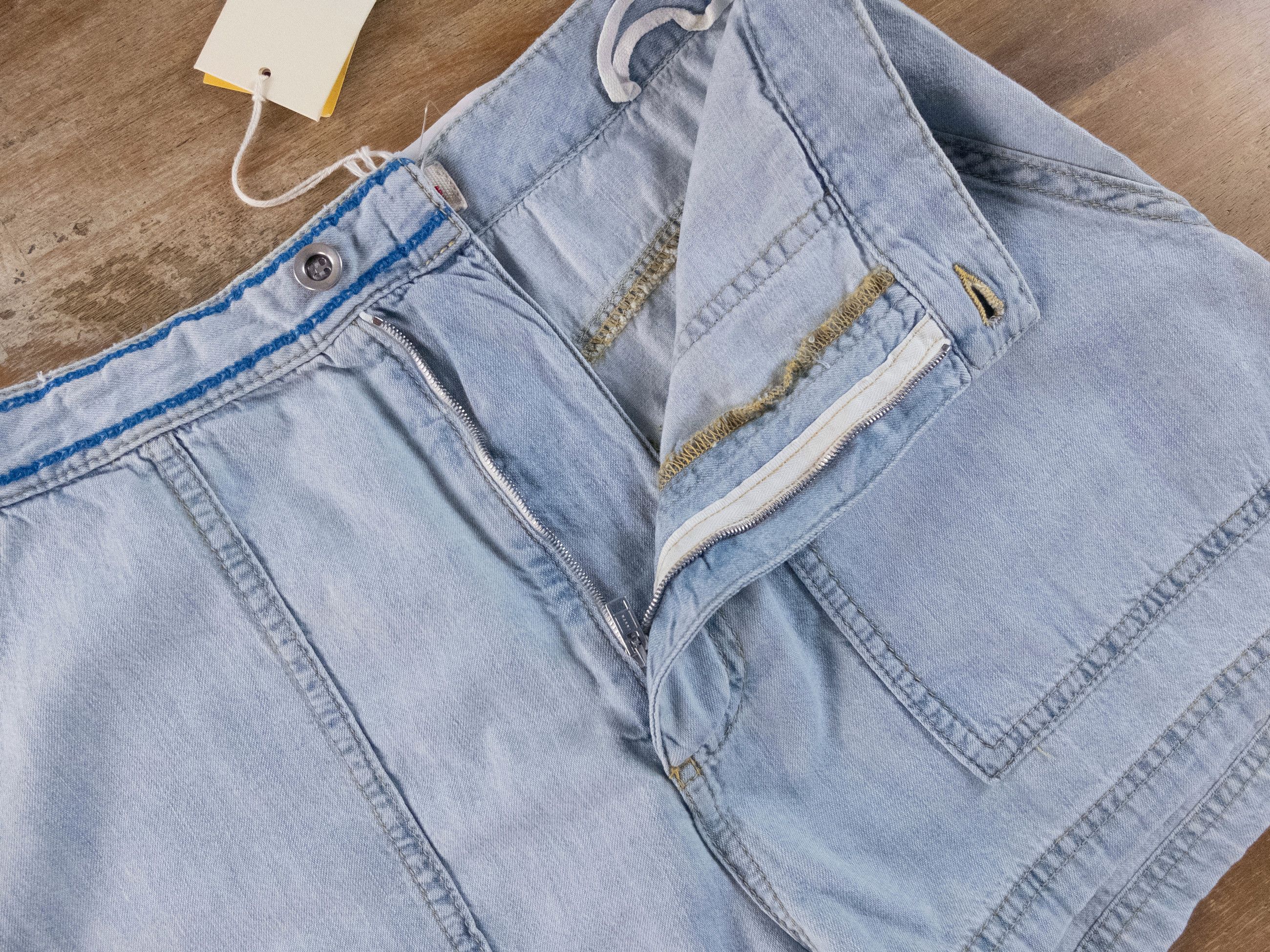 Marni MARNI light blue logo embroidered mini denim shorts 4 Size 27" / US 4 / IT 40 - 6 Thumbnail