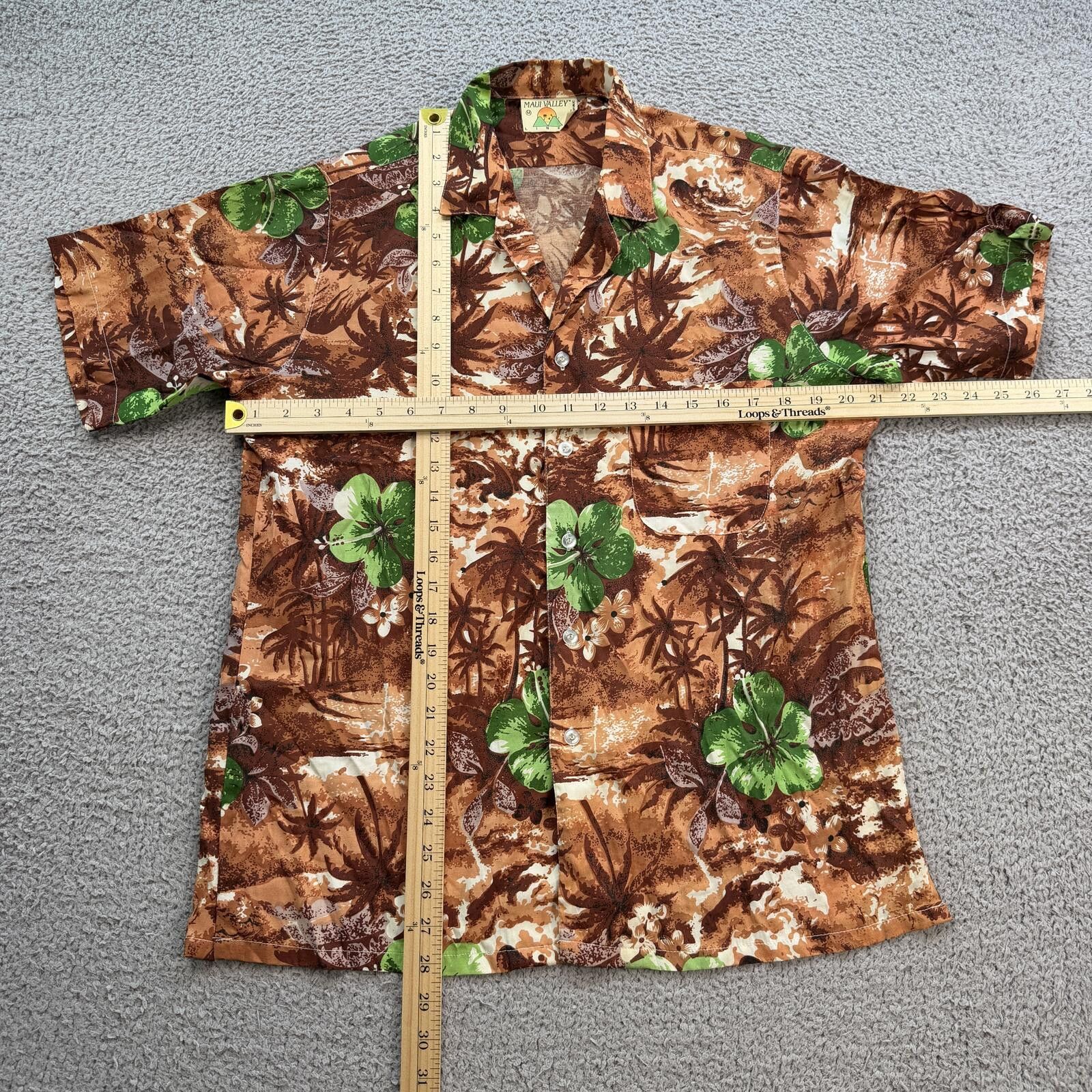 Other Vintage Maui Valley Hawaiian Rayon Aloha Shirt Tropical M Size US M / EU 48-50 / 2 - 3 Thumbnail