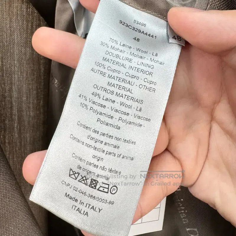Dior Dior Coffee Color Wool Long Coat for Men . Size US M / EU 48-50 / 2 - 7 Thumbnail
