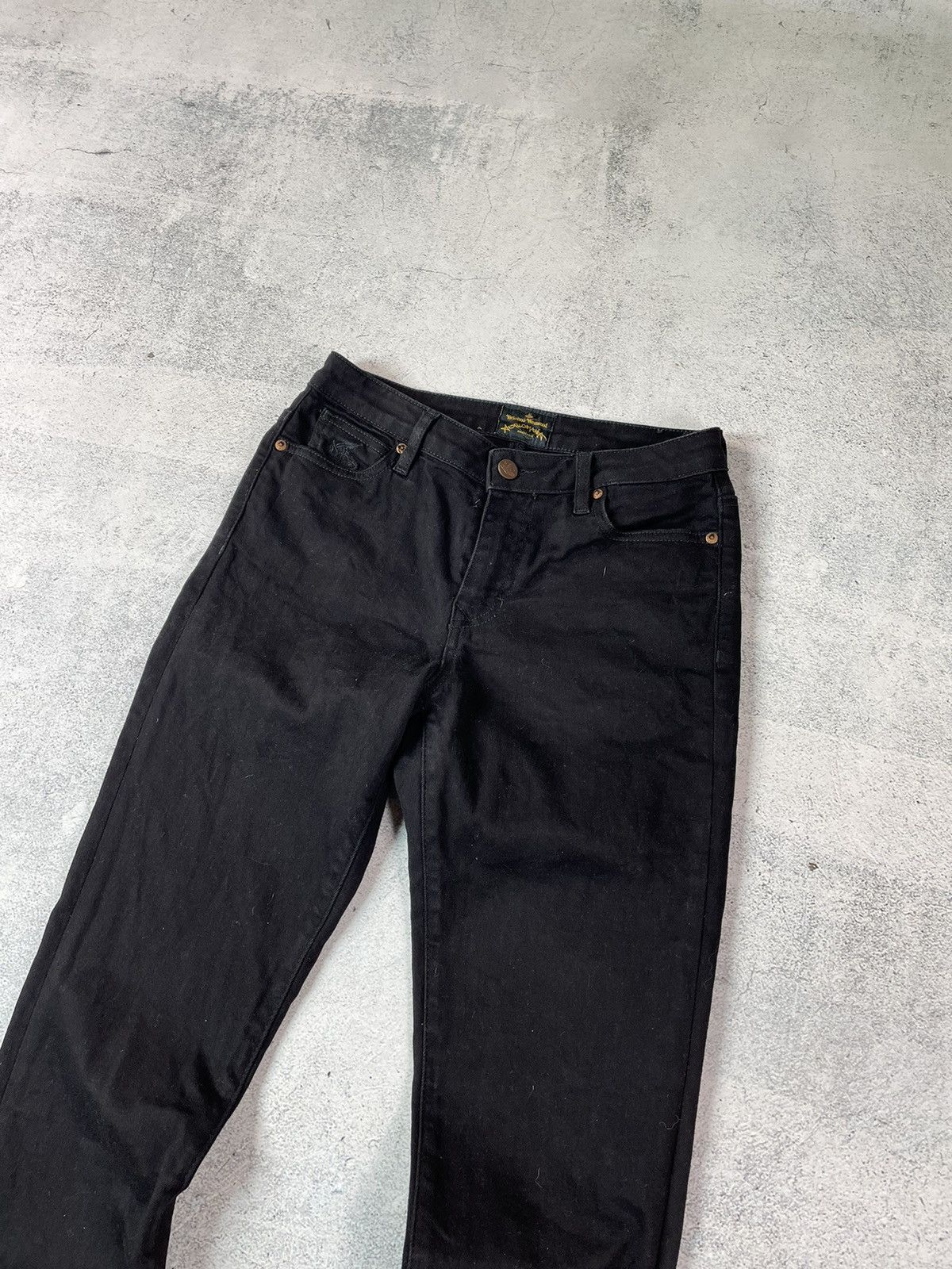 Vivienne Westwood Vivienne Westwood Skinny War Peace Orb Embossed Pocket Jeans Size 25" / US 0 / IT 36 - 6 Thumbnail