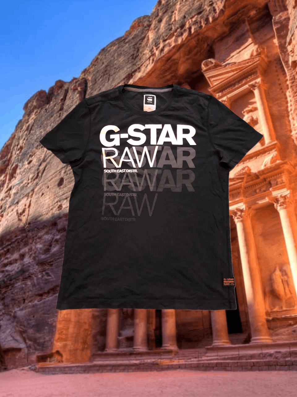 G-Star Vintage big logo T-shirt Y2K G-Star Raw size M streetwear Size US M / EU 48-50 / 2 - 1 Thumbnail