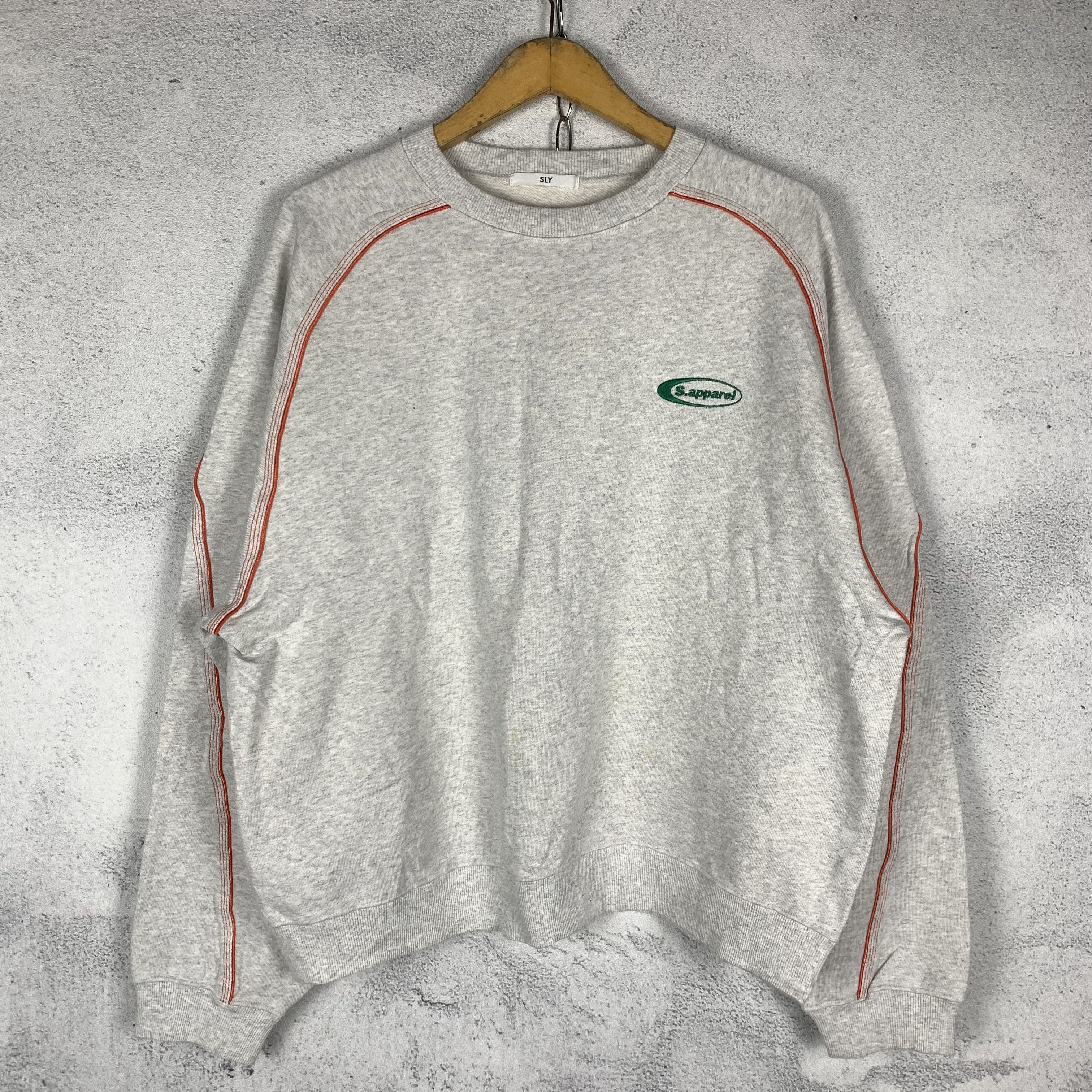 Japanese Brand Sly Japanese Brand Oversized Sweatshirt Crewneck Boxy Size US M / EU 48-50 / 2 - 1 Thumbnail