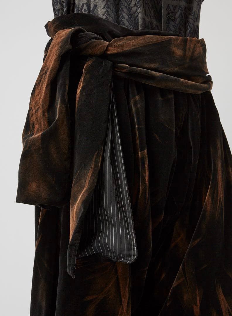 Yohji Yamamoto Yohji Yamamoto Pour Homme STRIPED VELVETEEN Pants Trouser Size US 30 / EU 46 - 14 Thumbnail