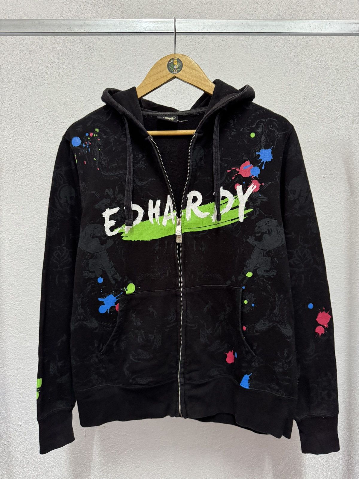 Christian Audigier × Ed Hardy Ed Hardy full print zip up hoodie Size US M / EU 48-50 / 2 - 1 Thumbnail
