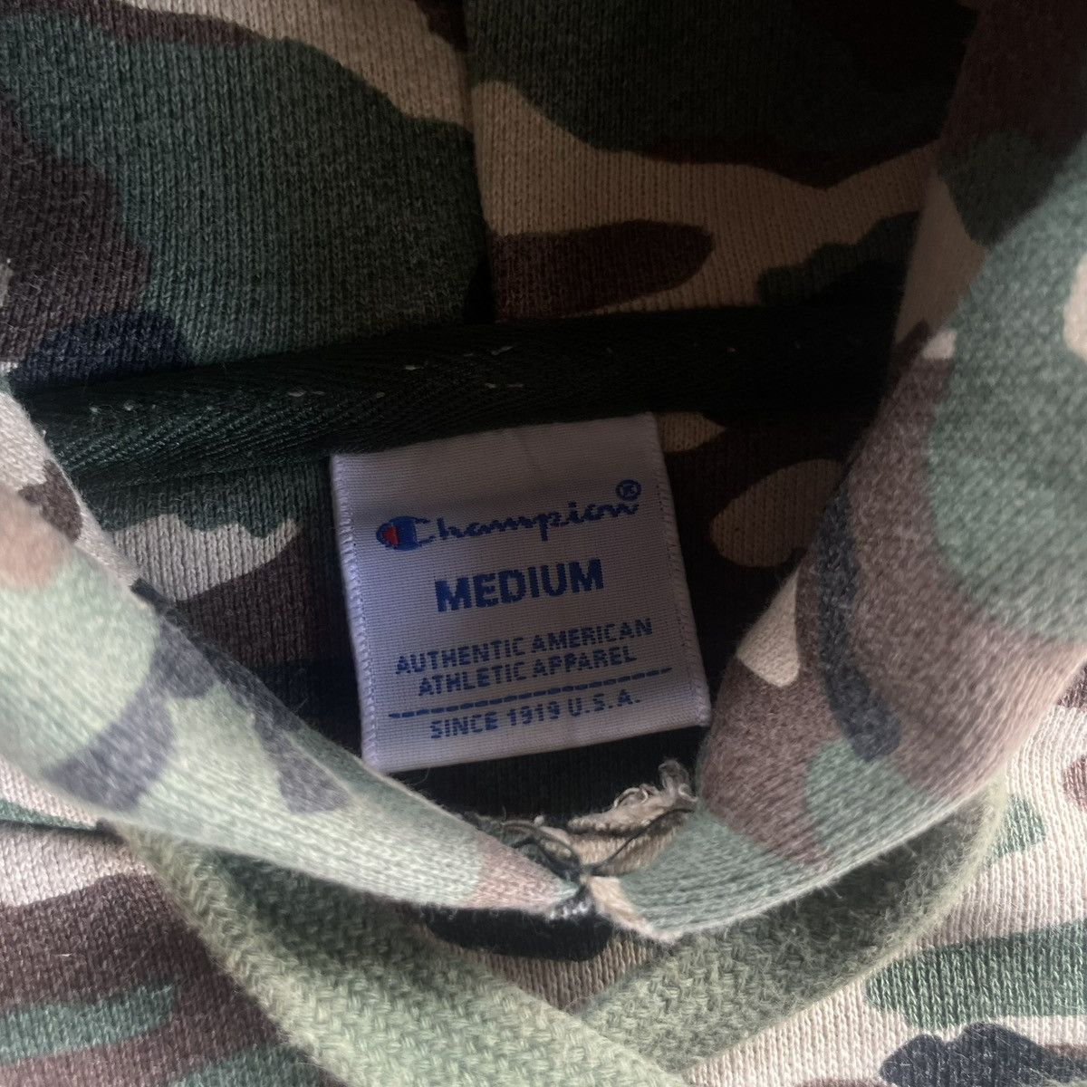 Champion Champion hoodie camo vintage Size US L / EU 52-54 / 3 - 5 Thumbnail