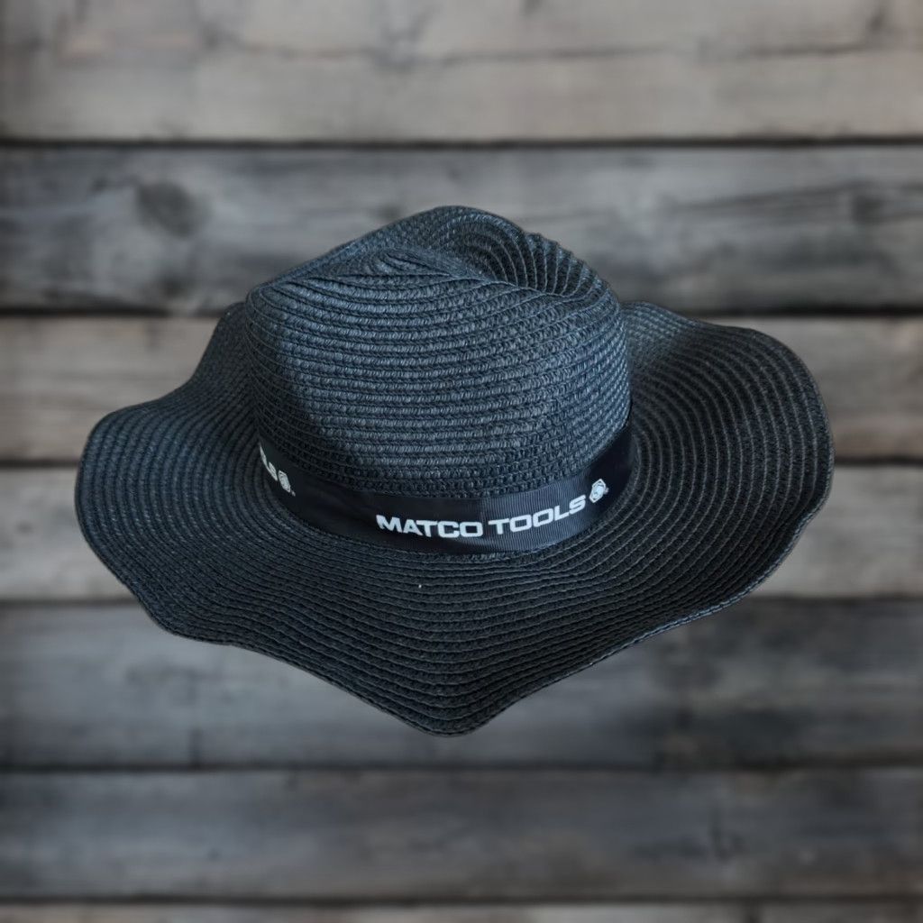 Vintage Matco Tools Black Sun Hat Golf Hat Polyester Size ONE SIZE - 1 Thumbnail