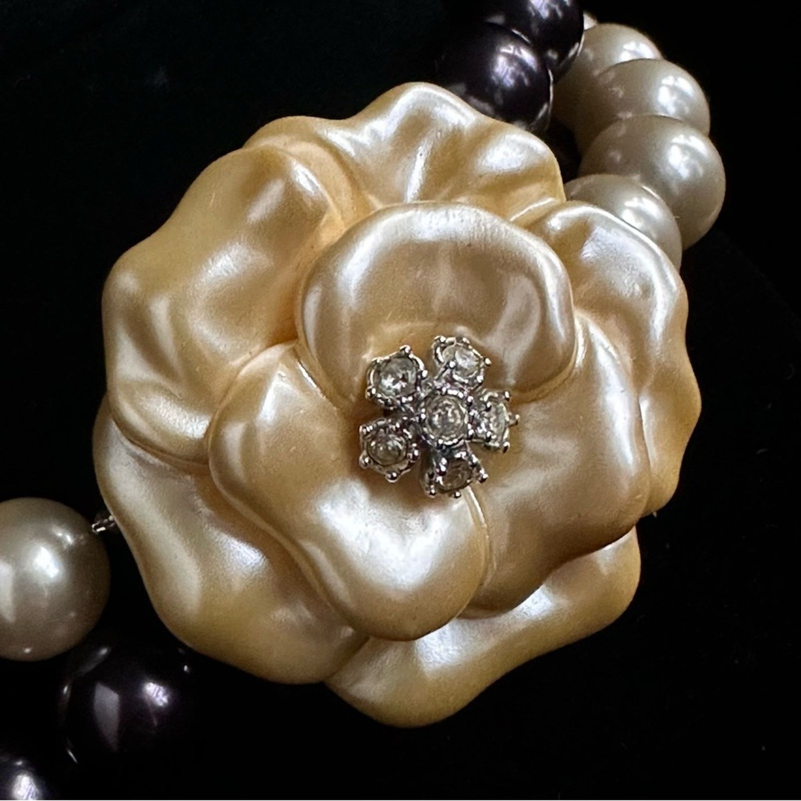 Other Vintage Heavy 2 Strand Choker With MOP Fleurette Size ONE SIZE - 3 Thumbnail