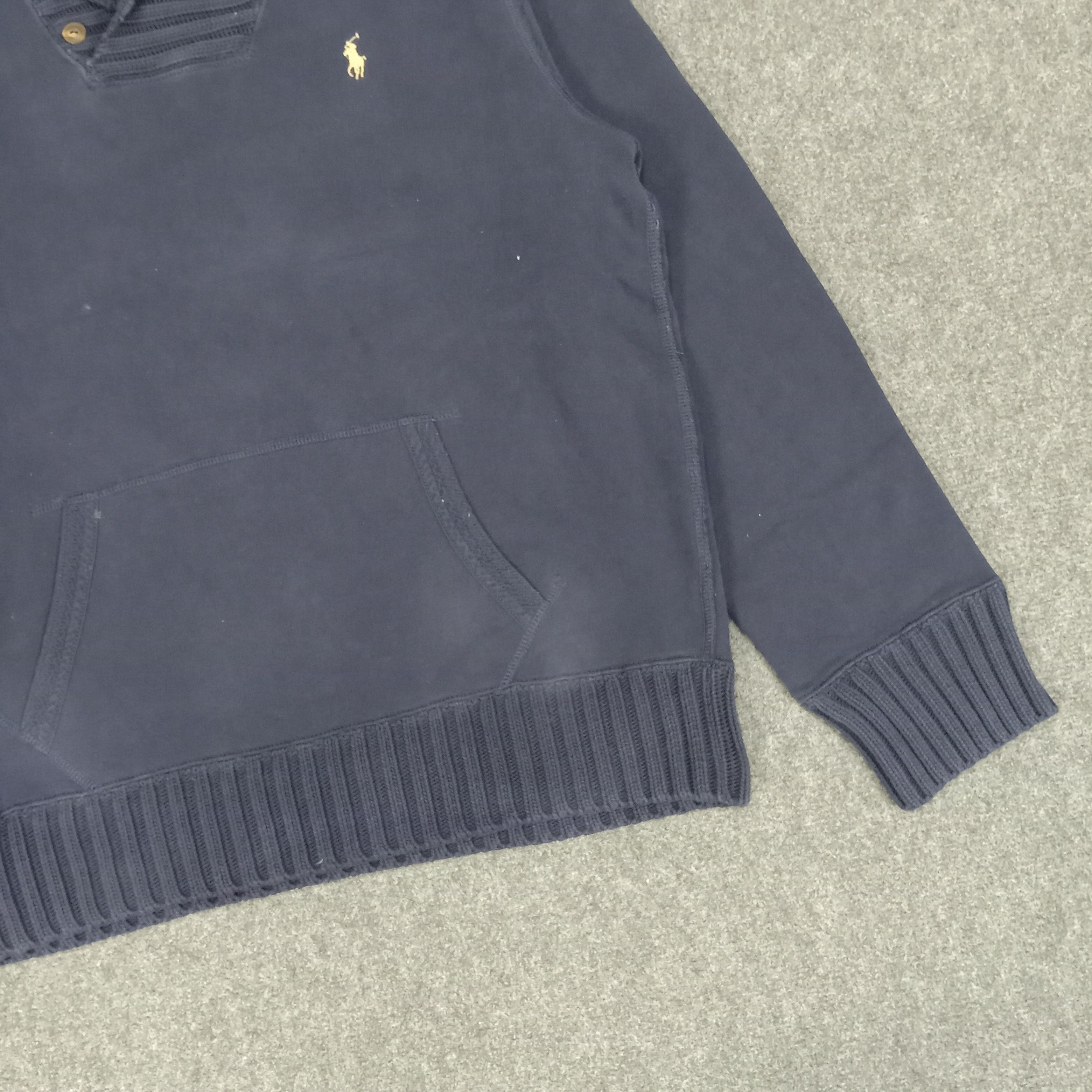 Polo Ralph Lauren × Vintage Polo Ralph Lauren Rare Style Winter Sweatshirt Size US L / EU 52-54 / 3 - 2 Thumbnail