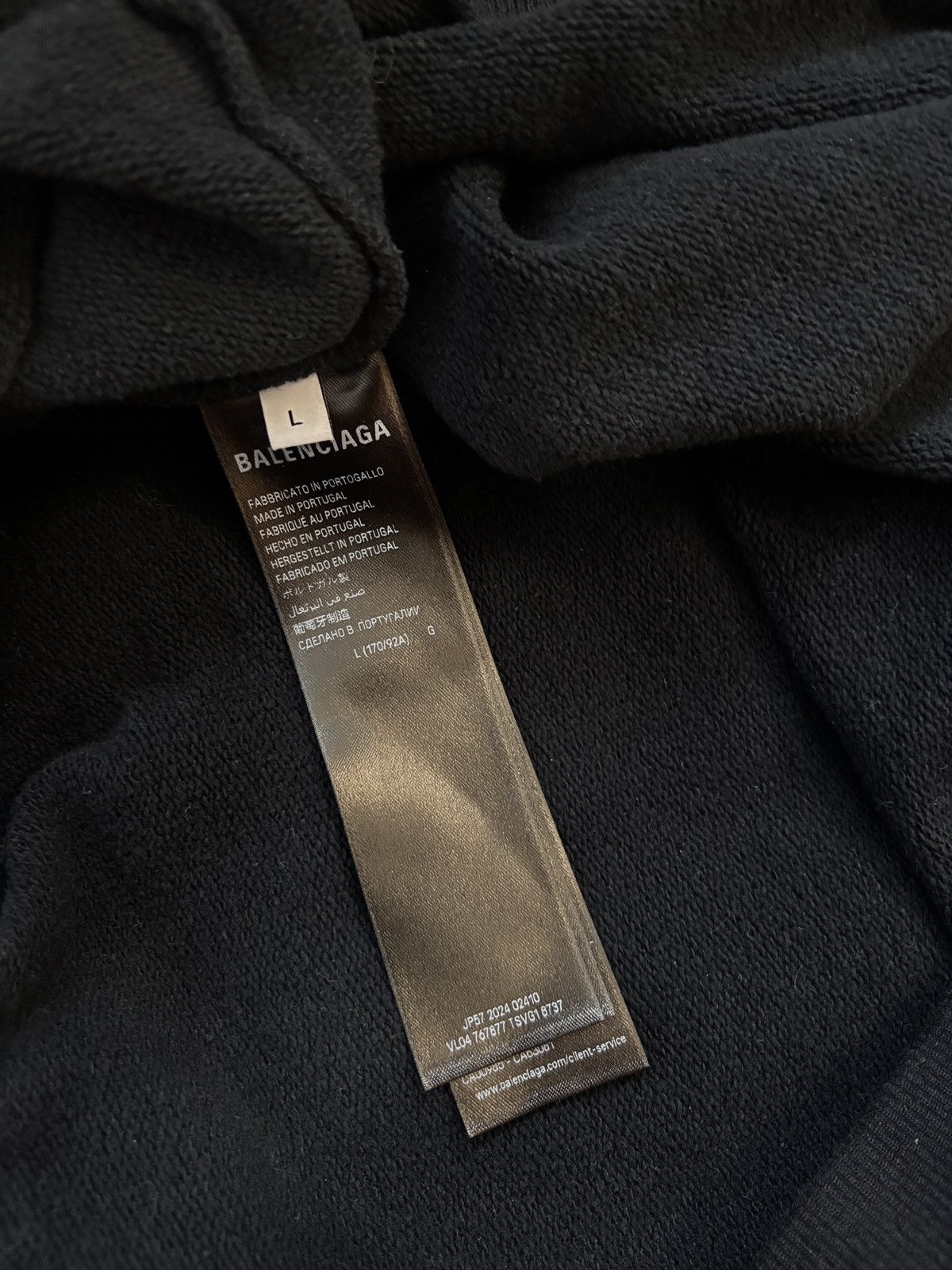 Balenciaga Balenciaga taped logo hoodie Size US L / EU 52-54 / 3 - 5 Thumbnail