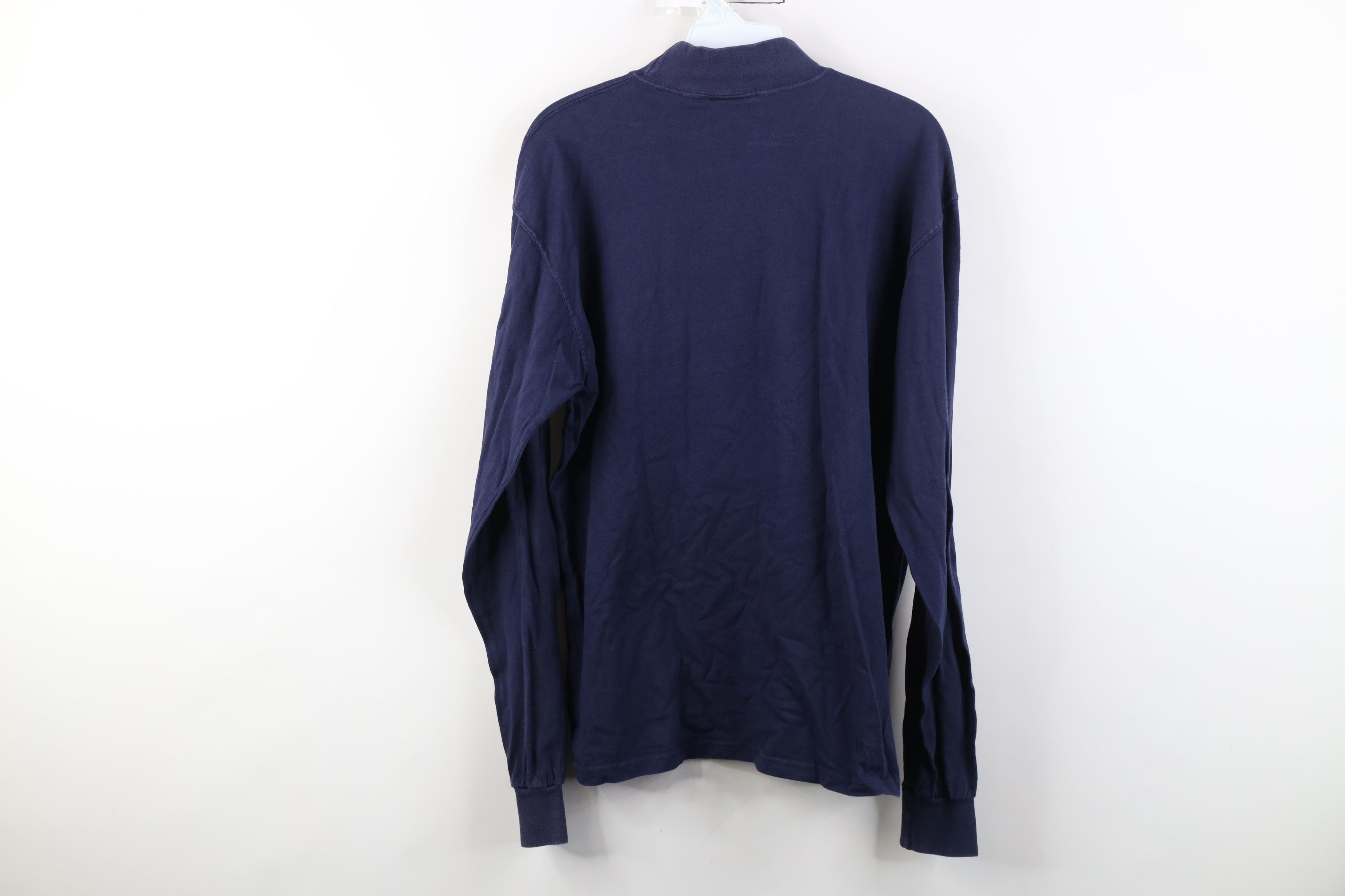 Russell Athletic Vintage 90s Y2K Russell Athletic Blank Mock Neck T-Shirt Size US M / EU 48-50 / 2 - 10 Thumbnail