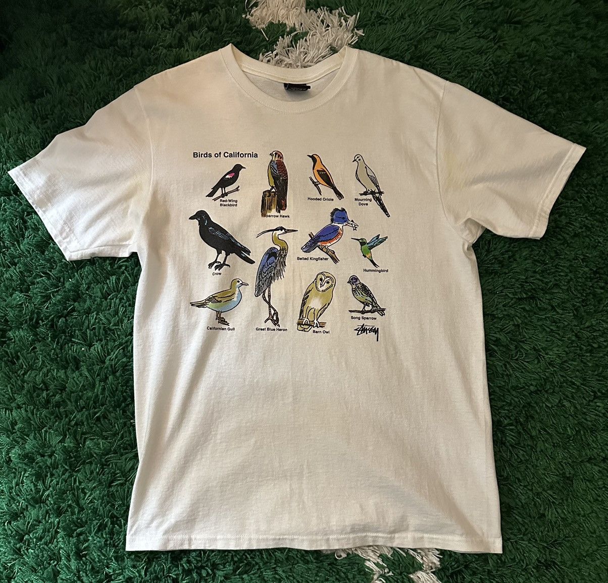 口コミ・レビュー評価が高いおすすめ人気商品の通販 Stussy Stussy California Birds Tee | Grailed トップス