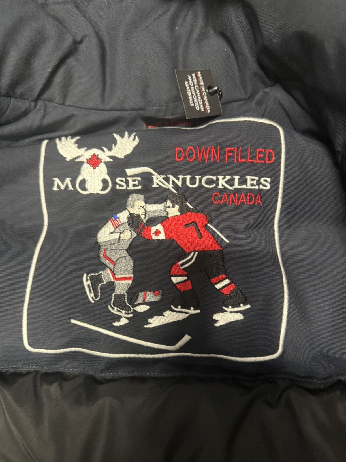Moose Knuckles Moose Knuckles Stirling Parka Navy/Black Size US XS / EU 42 / 0 - 4 Thumbnail