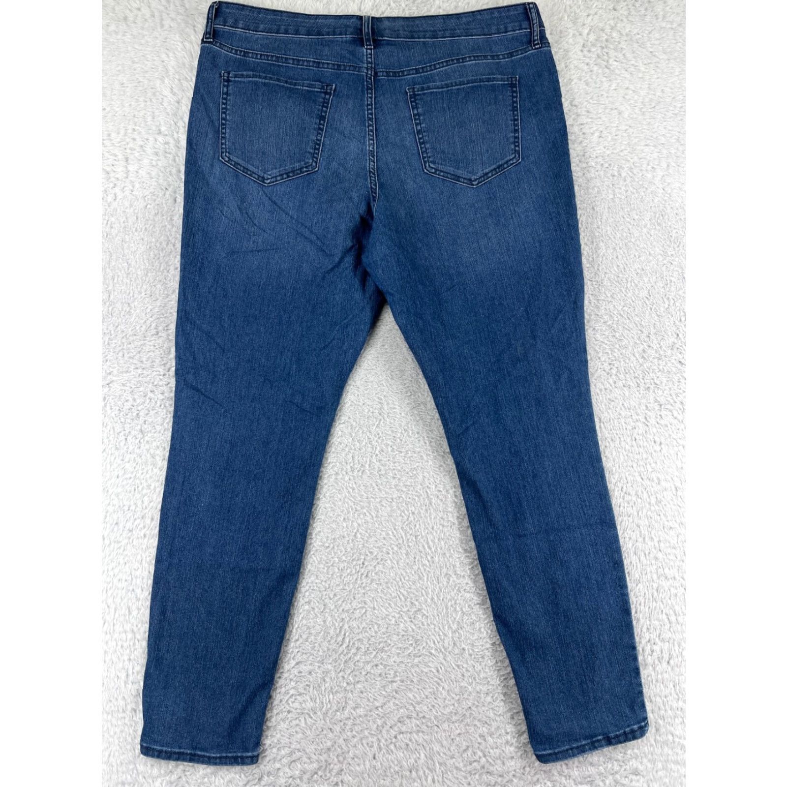 Old Navy Old Navy Jeans Women 36 Blue Denim Skinny Regular 5-Pocket Design Cotton Stretch Shirt? Size 25" / US 0 / IT 36 - 2 Thumbnail